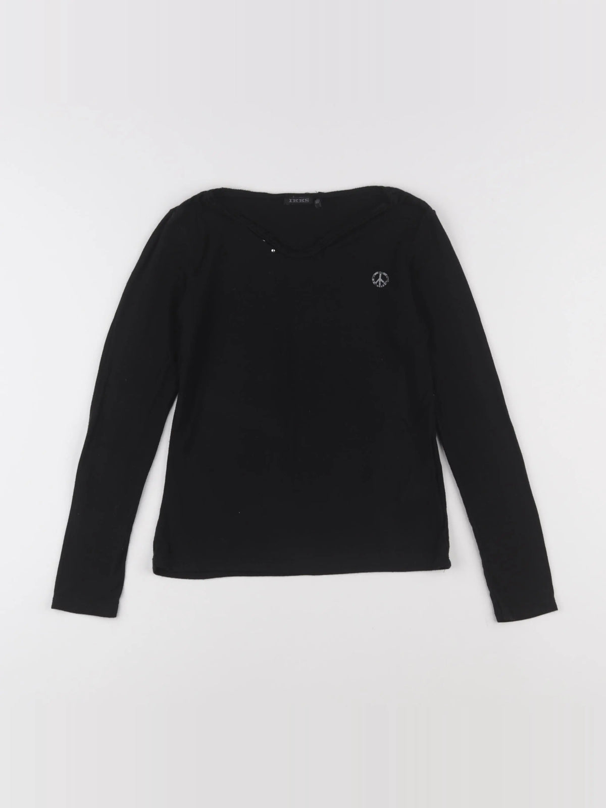 IKKS - tee-shirt imprimé au dos noir - 10 ans