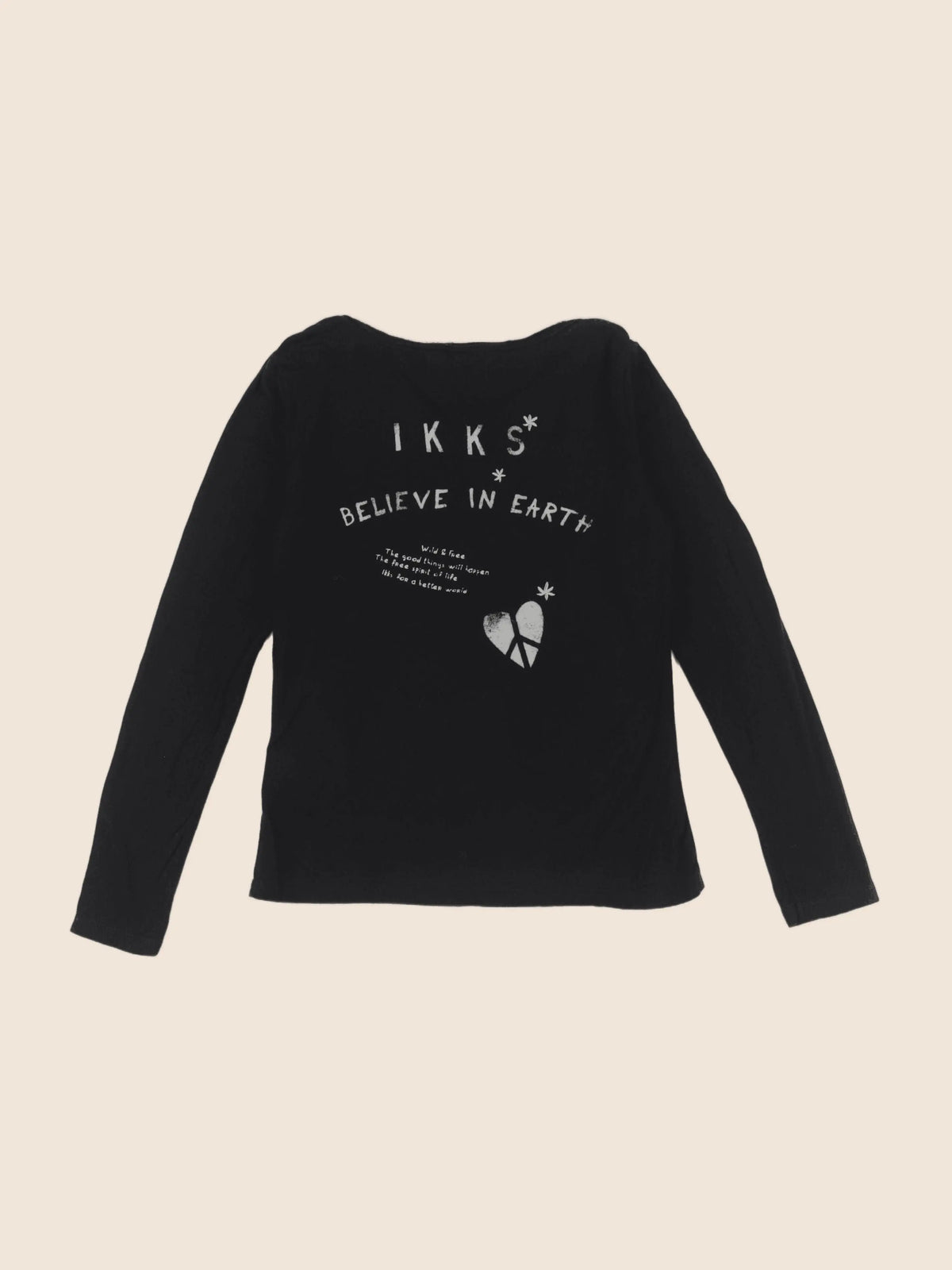 IKKS - tee-shirt imprimé au dos noir - 10 ans