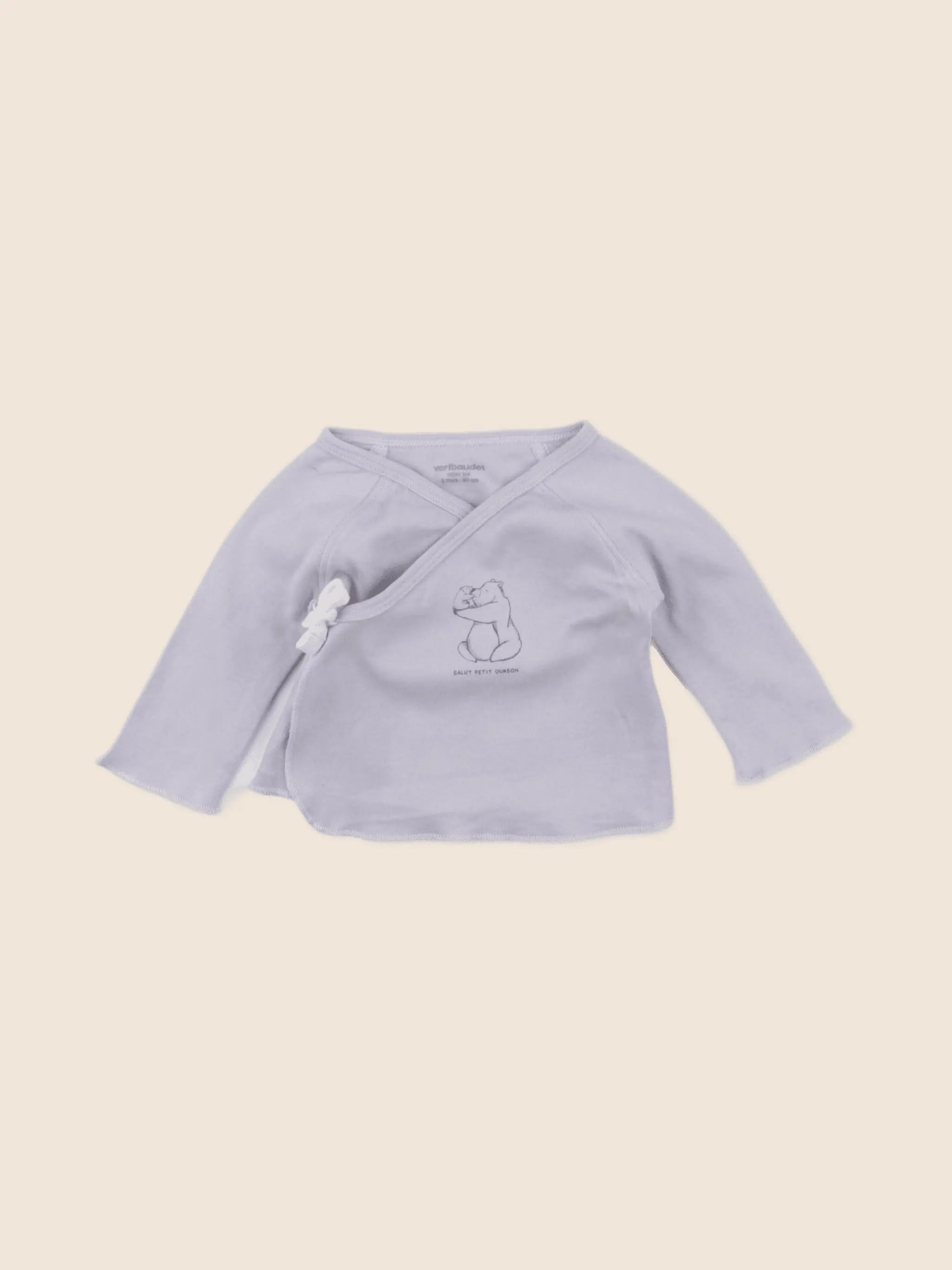 Vertbaudet - tee-shirt gris - 3 mois