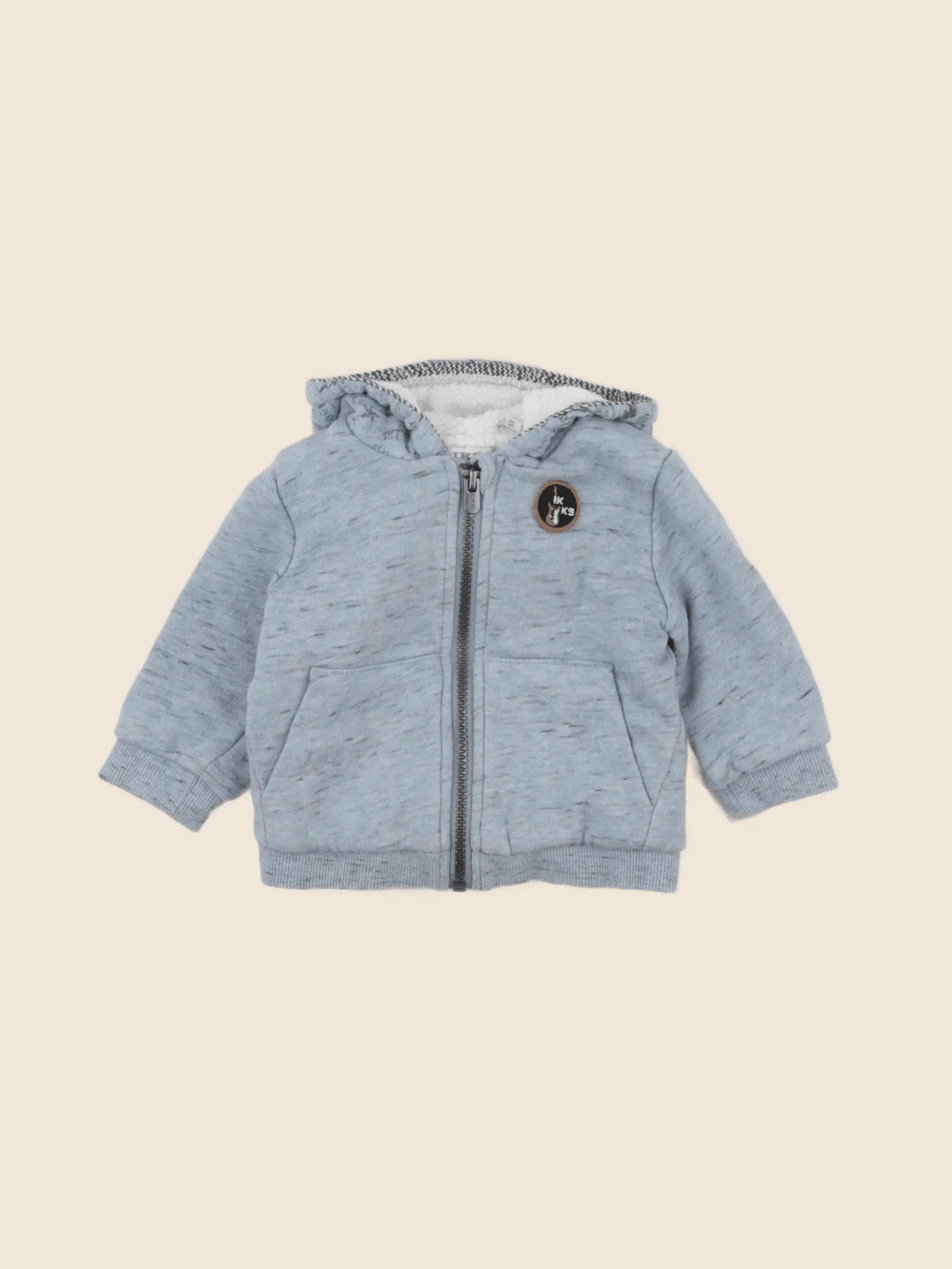 IKKS - sweat bleu - 6 mois