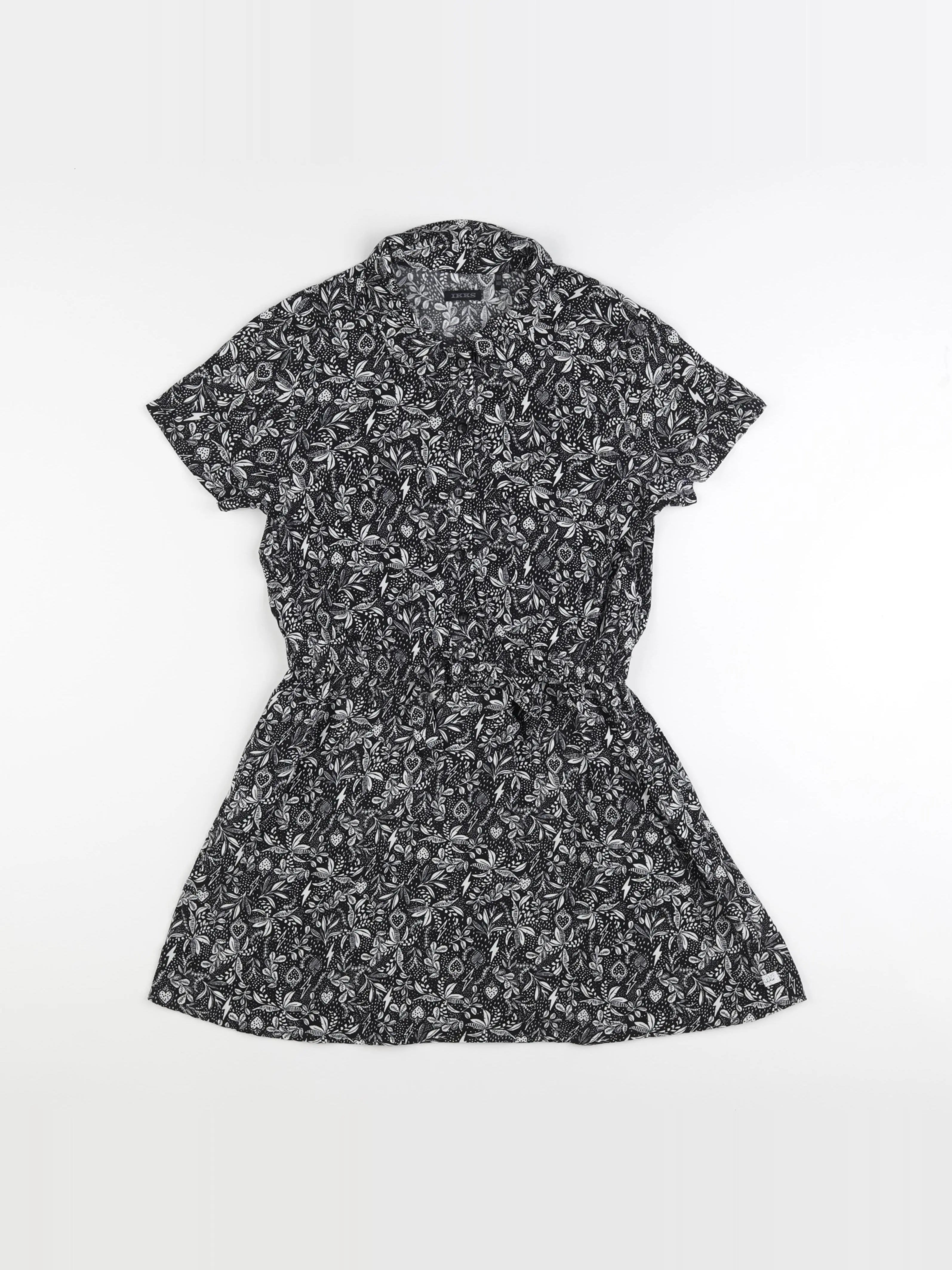 IKKS - robe noir - 10 ans