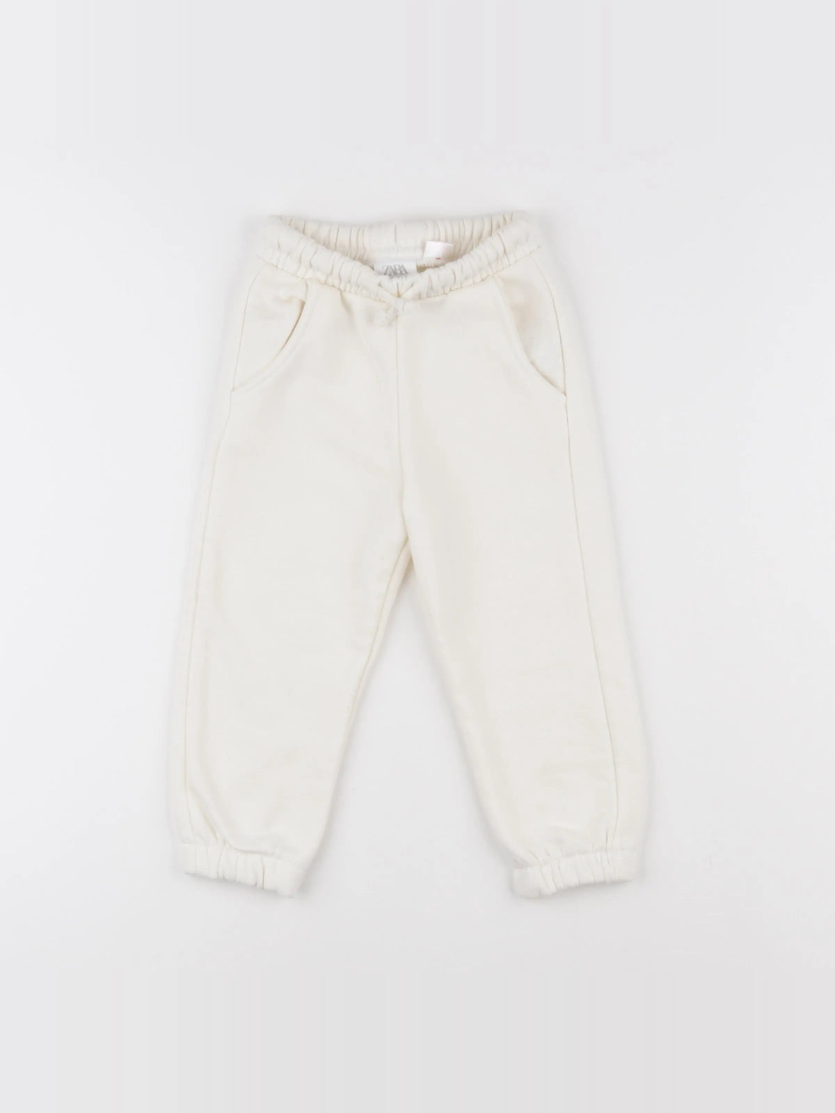 Zara - jogging blanc - 18/24 mois
