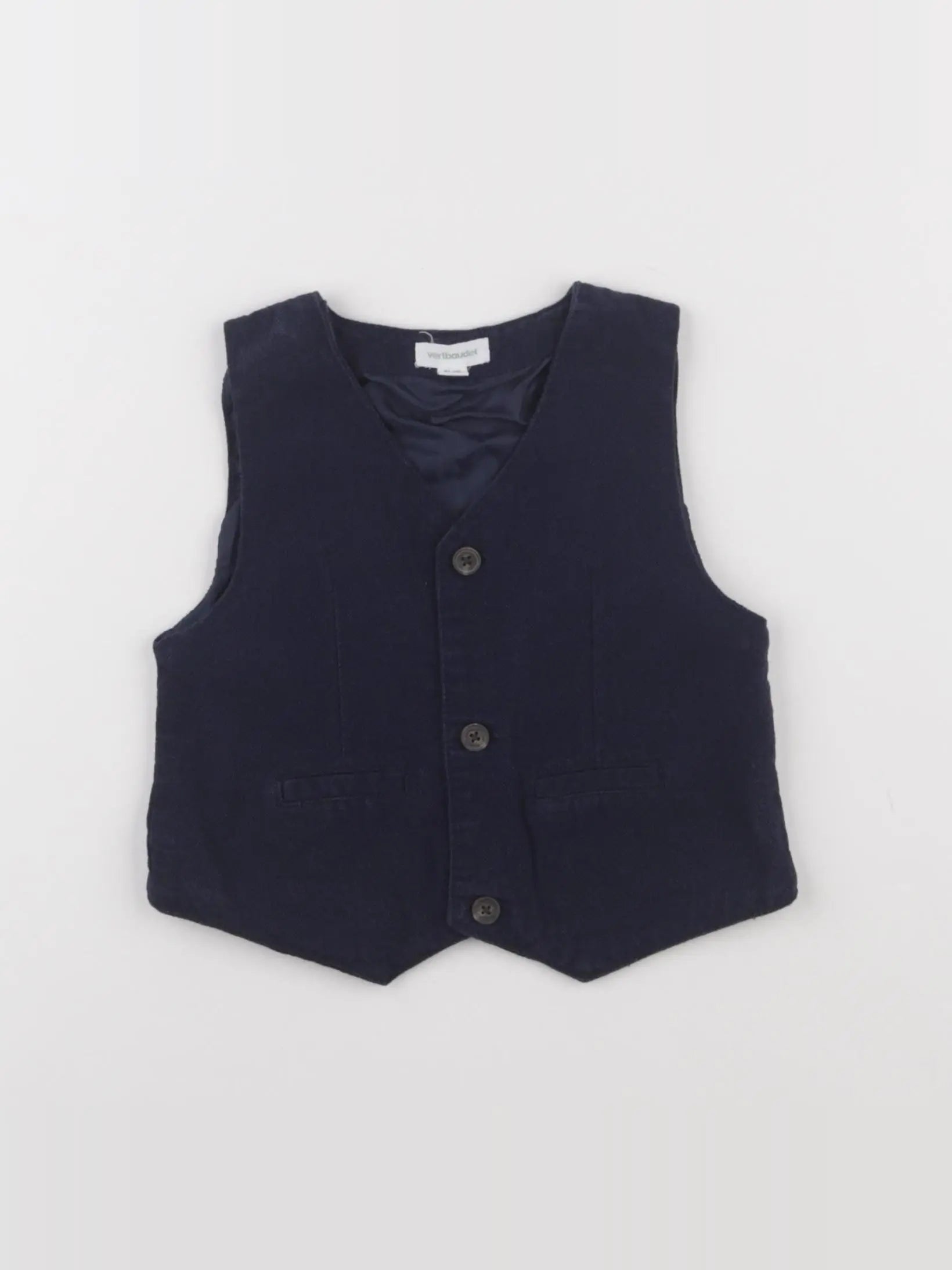 Vertbaudet - gilet bleu - 18 mois