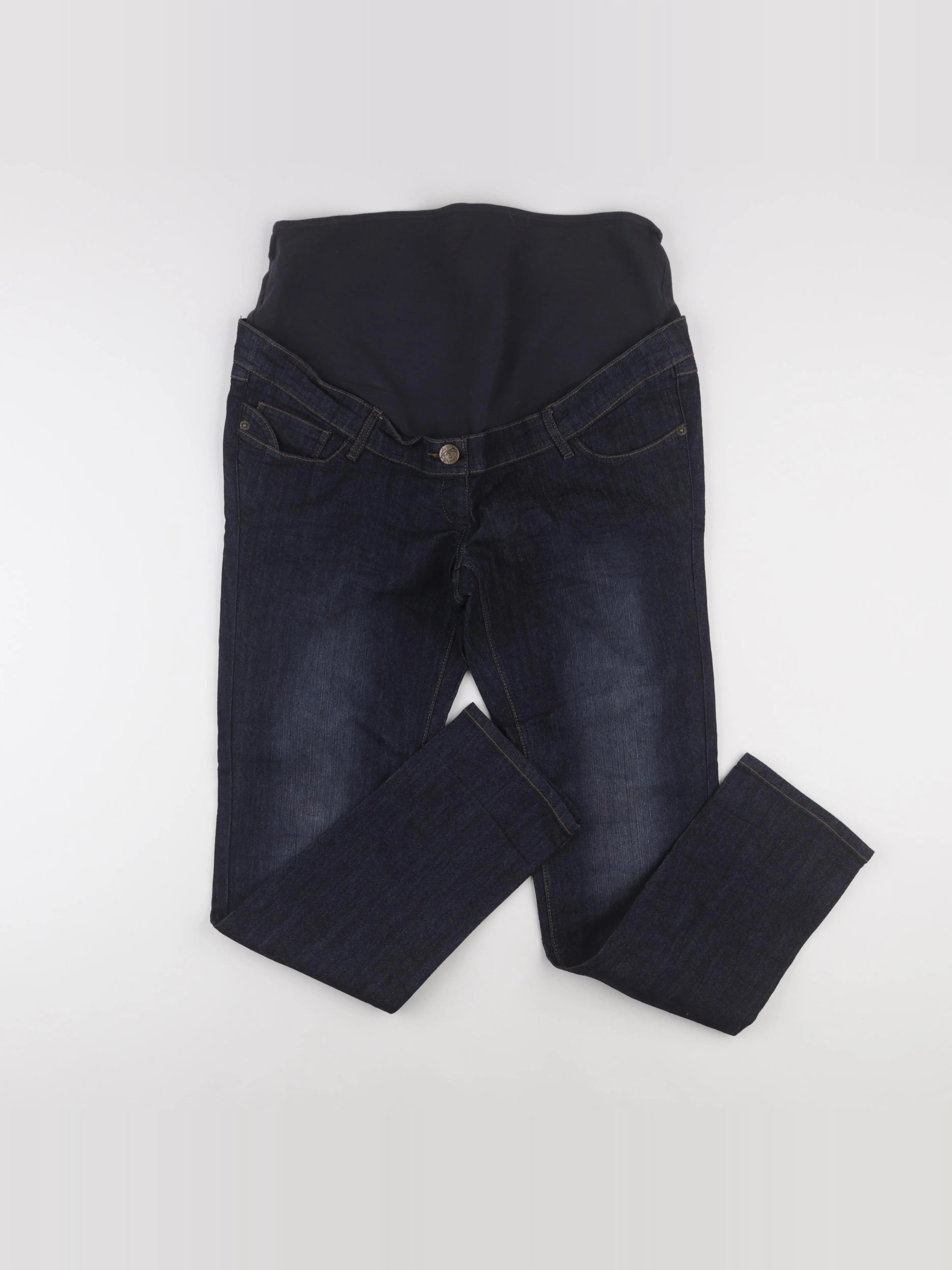 Kiabi - jean grossesse bleu - 44