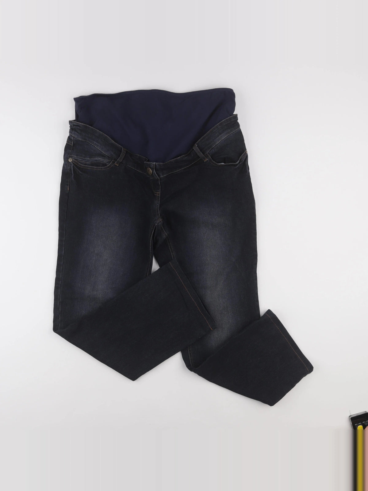 Kiabi - jean grossesse bleu - 46