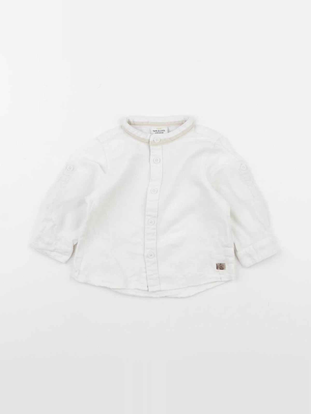 Tape à l'oeil - chemise blanc - 6 mois