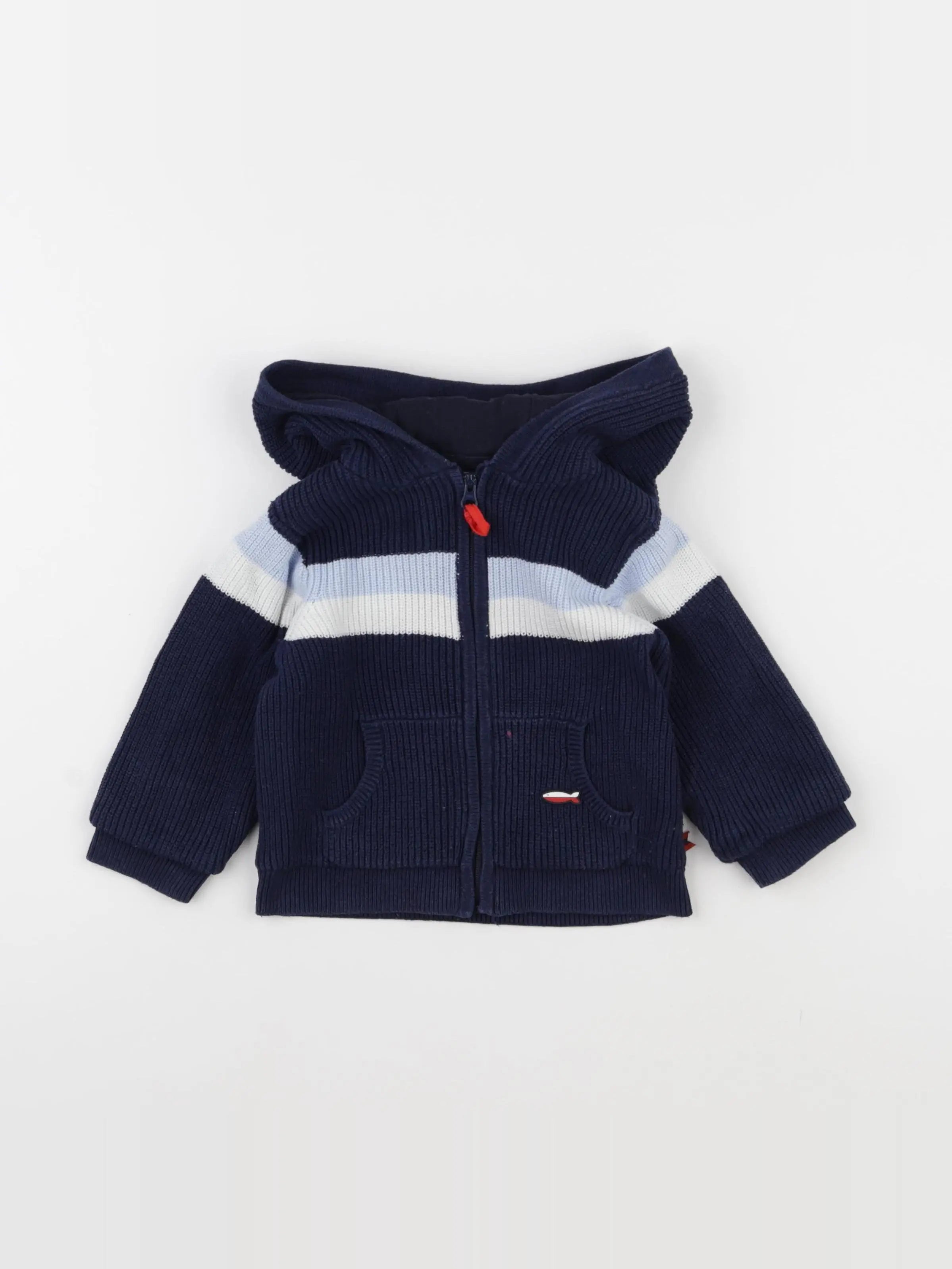 Cadet Rousselle - veste bleu - 12 mois
