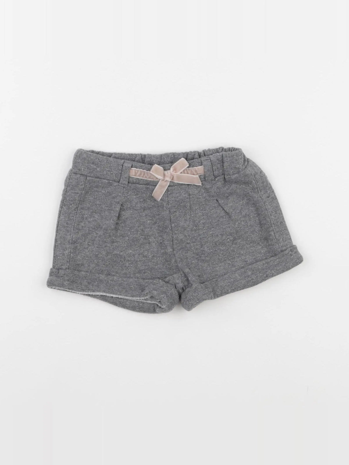 Vertbaudet - short gris - 18 mois