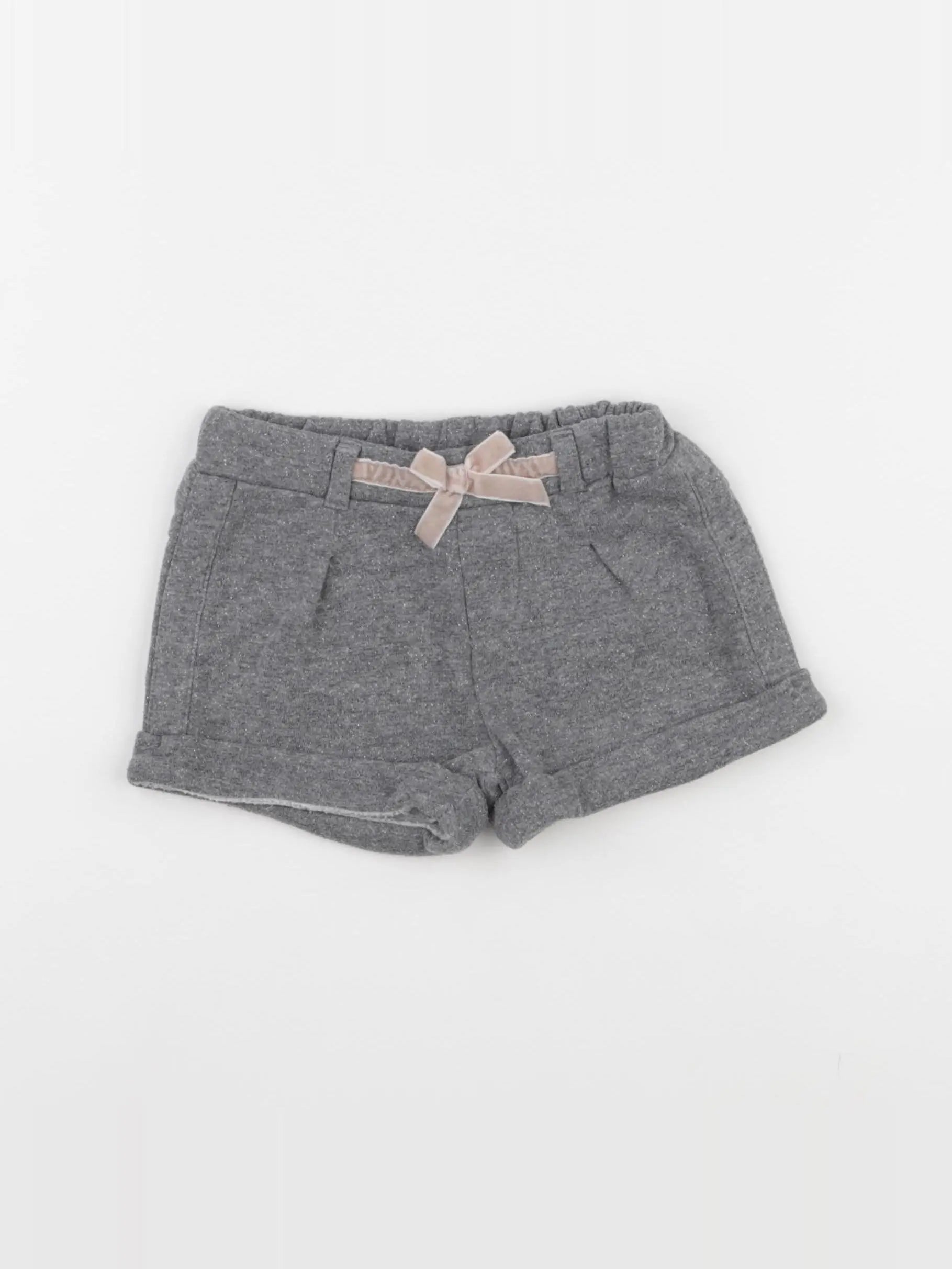 Vertbaudet - short gris - 18 mois