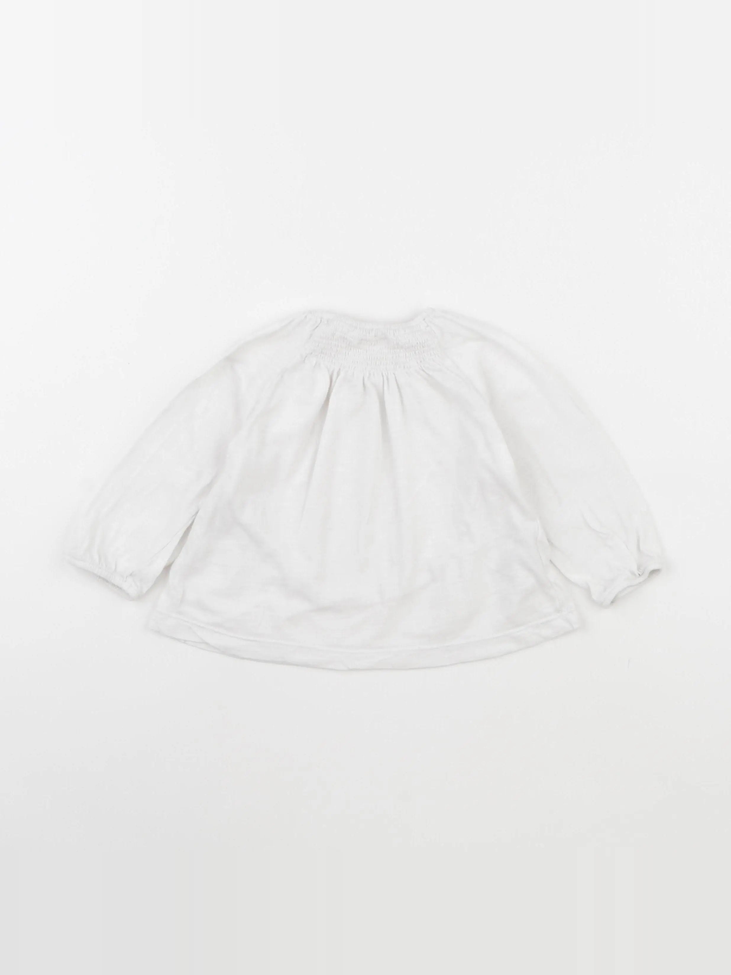 H&M - tee-shirt blanc - 9/12 mois