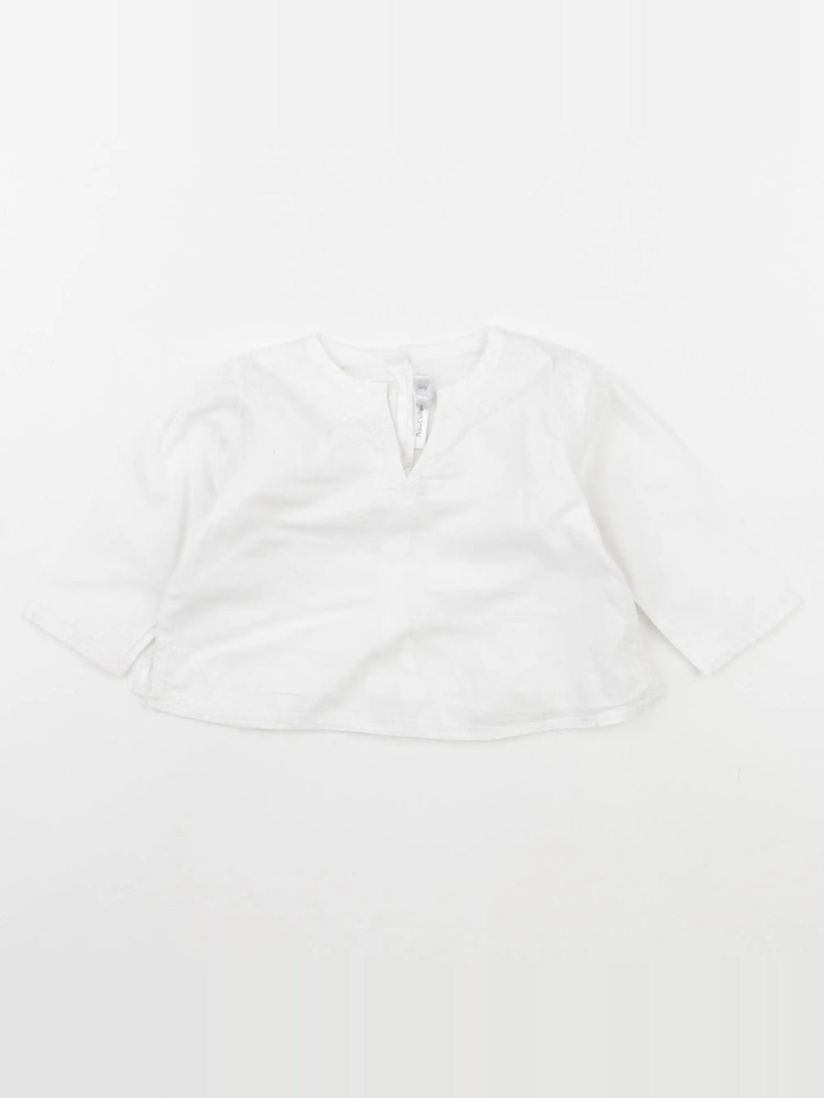 Boutchou - blouse blanc - 6 mois