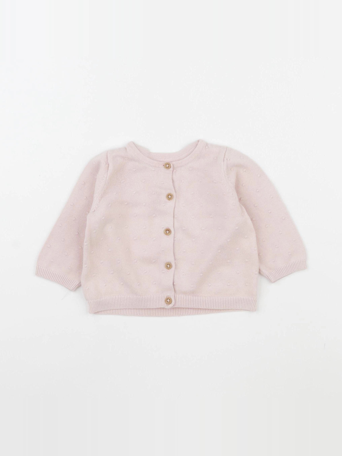 H&M - gilet rose - 3/6 mois