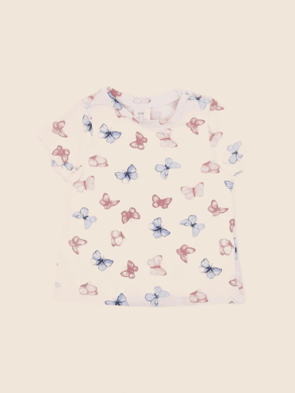 H&M - tee-shirt rose - 3/6 mois