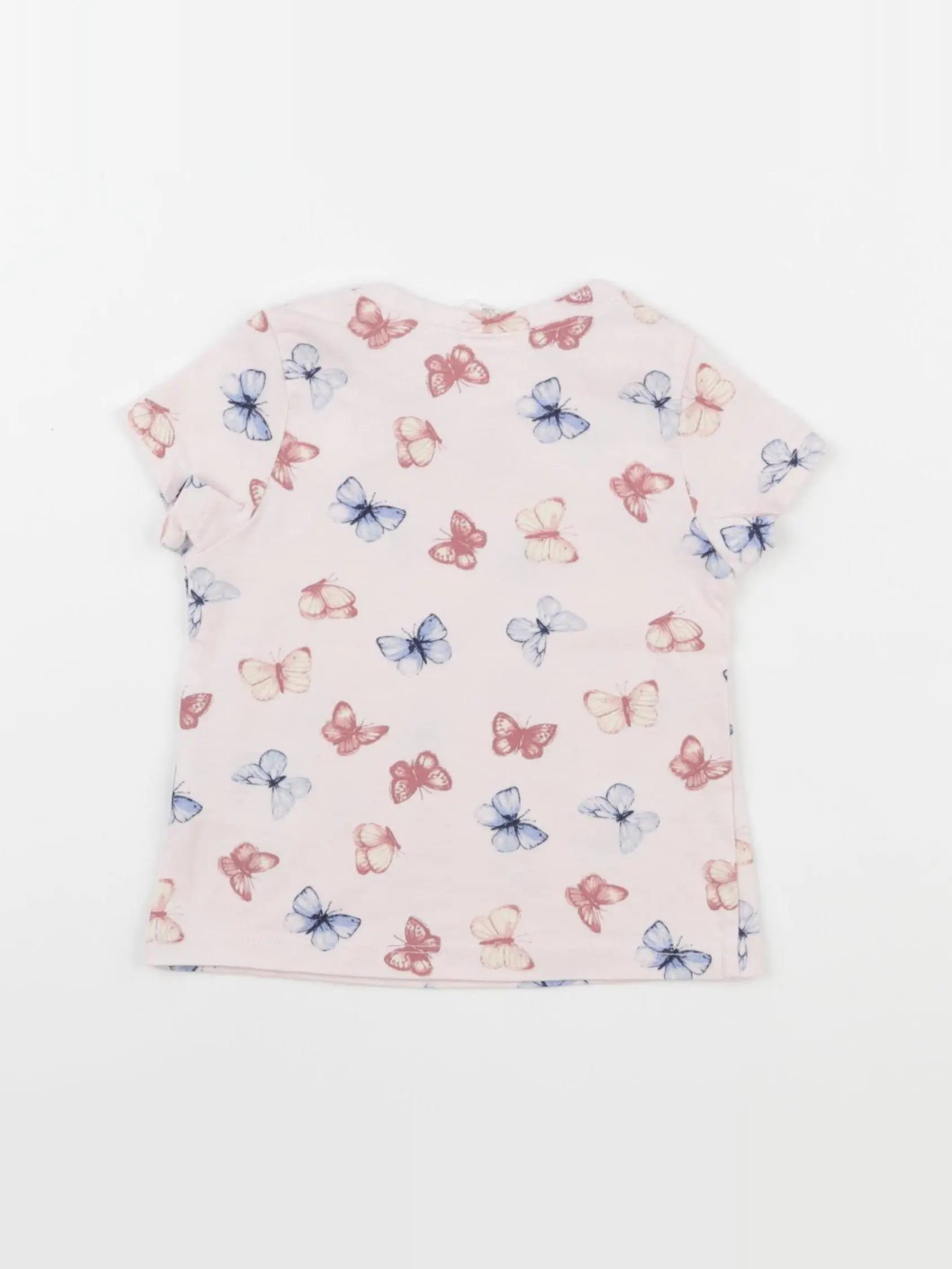H&M - tee-shirt rose - 3/6 mois