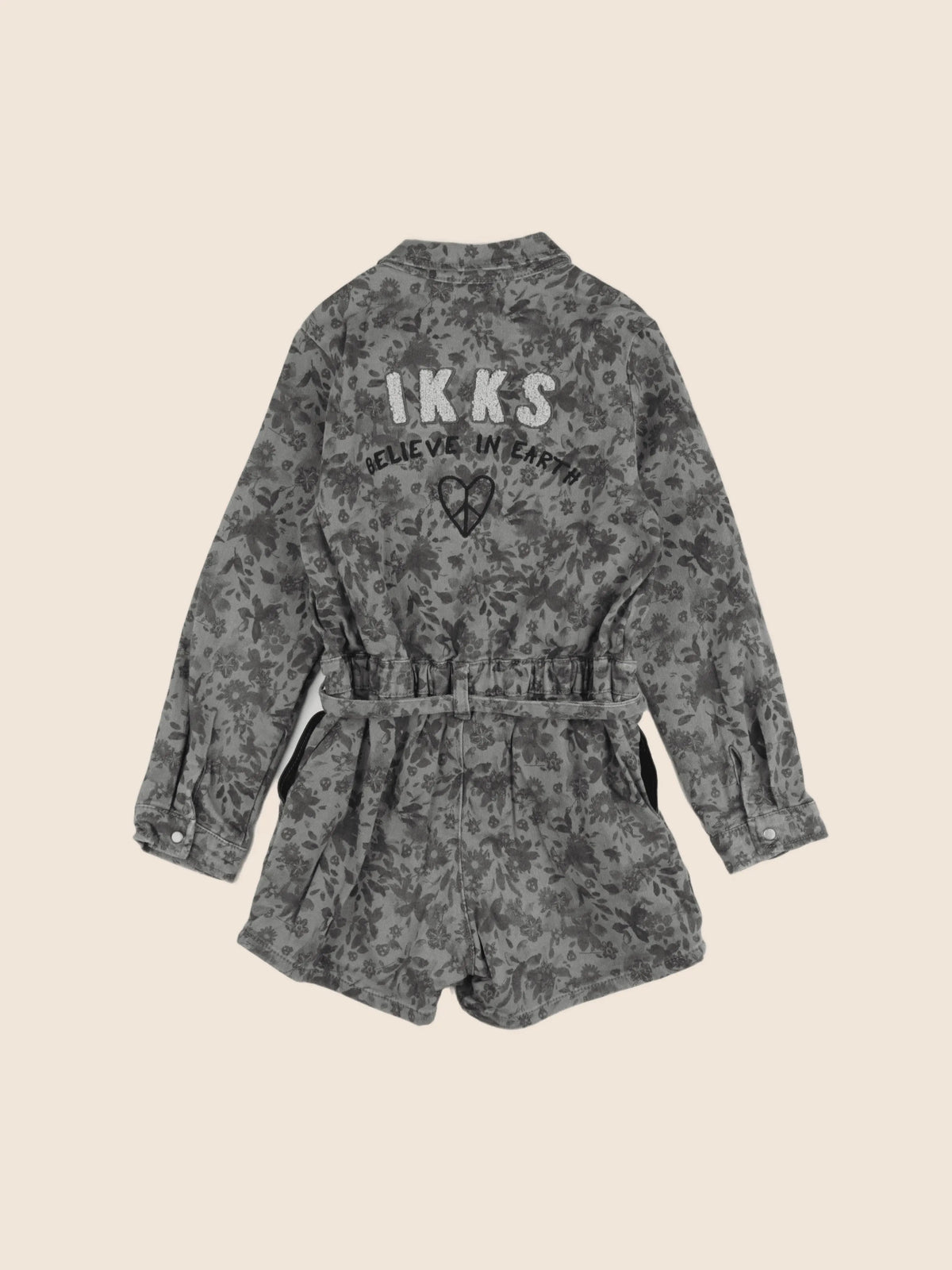 IKKS - combinaison imprimé au dos vert - 8 ans