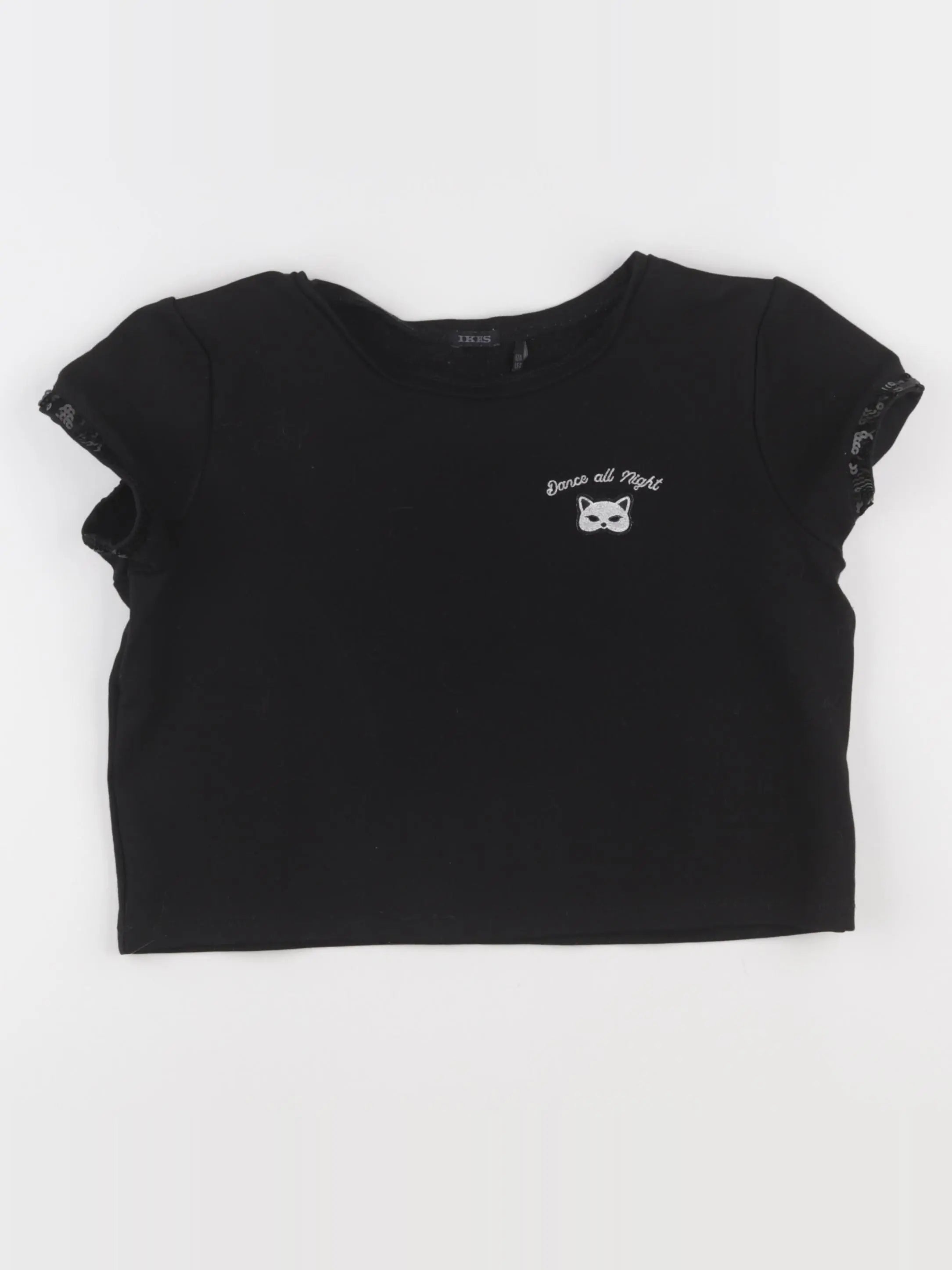 IKKS - sweat noir - 12 ans