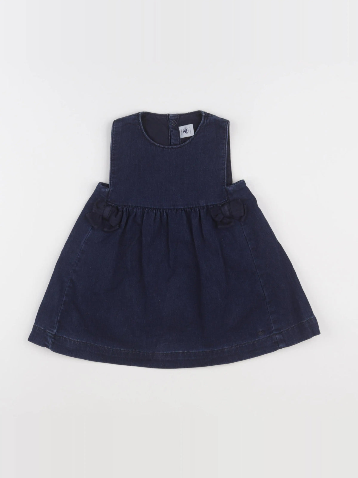 Petit Bateau - robe bleu - 24 mois