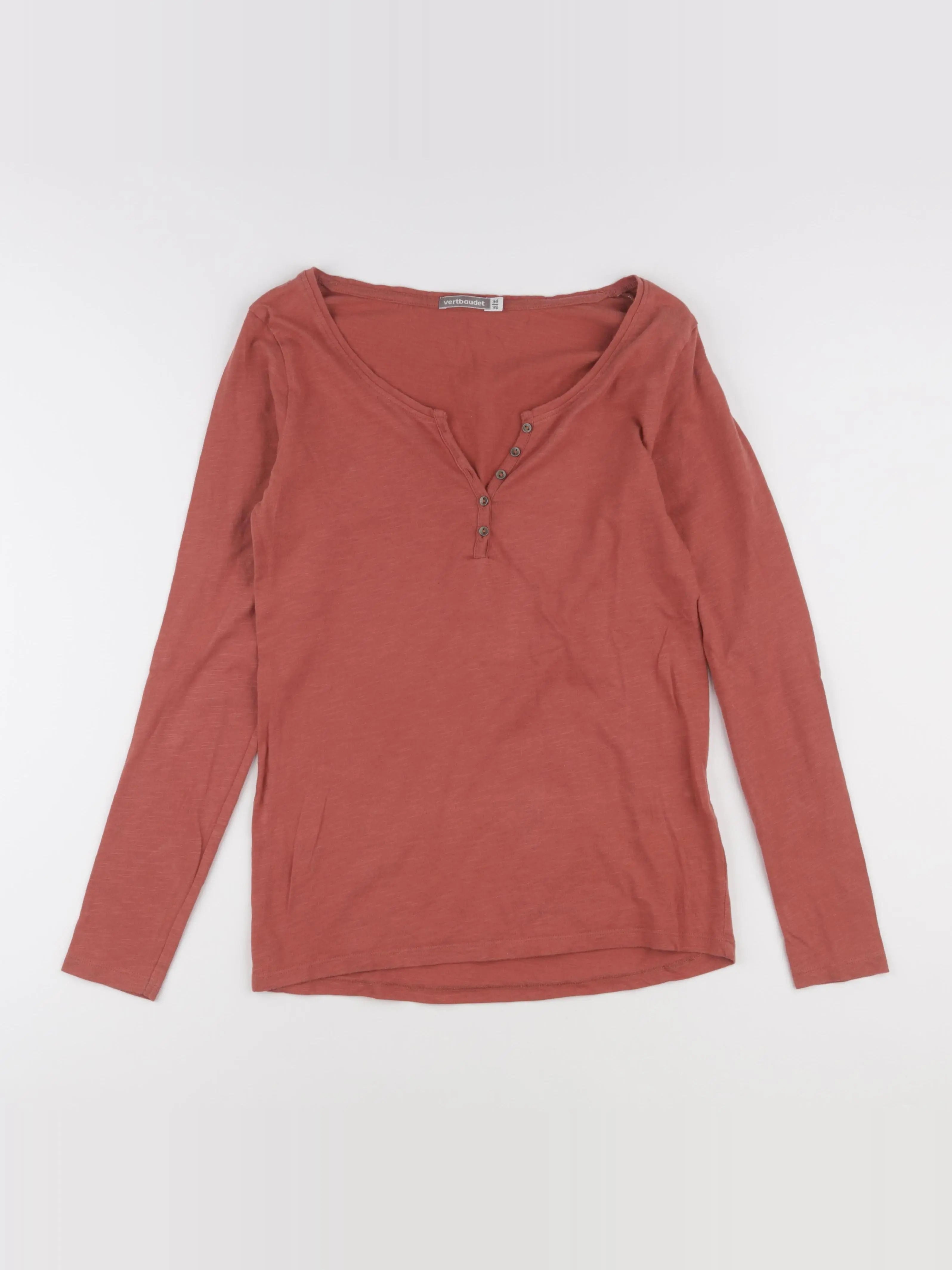 Vertbaudet - tee-shirt grossesse rouge - 34 à 36