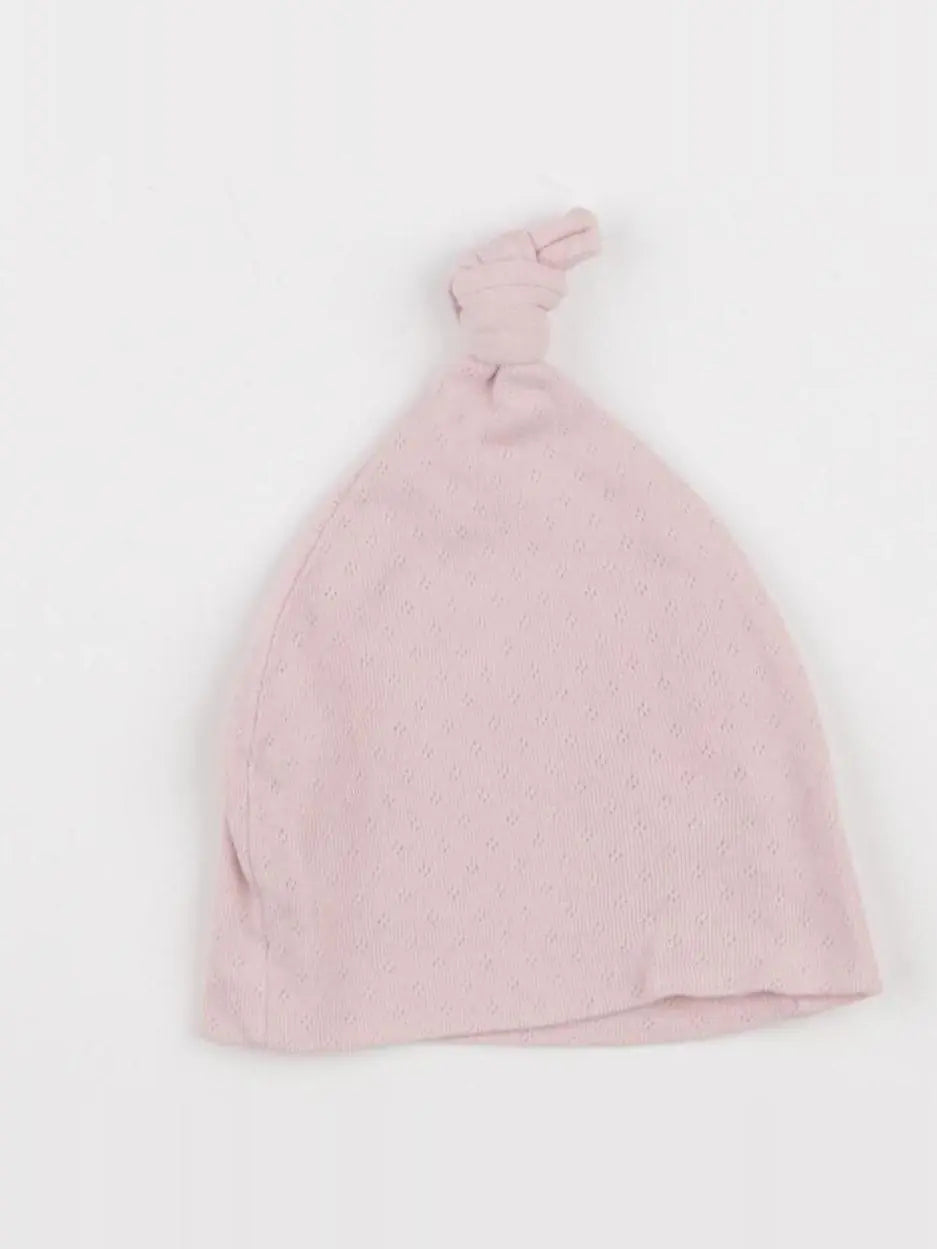 Vertbaudet - bonnet de naissance rose - 3/6 mois