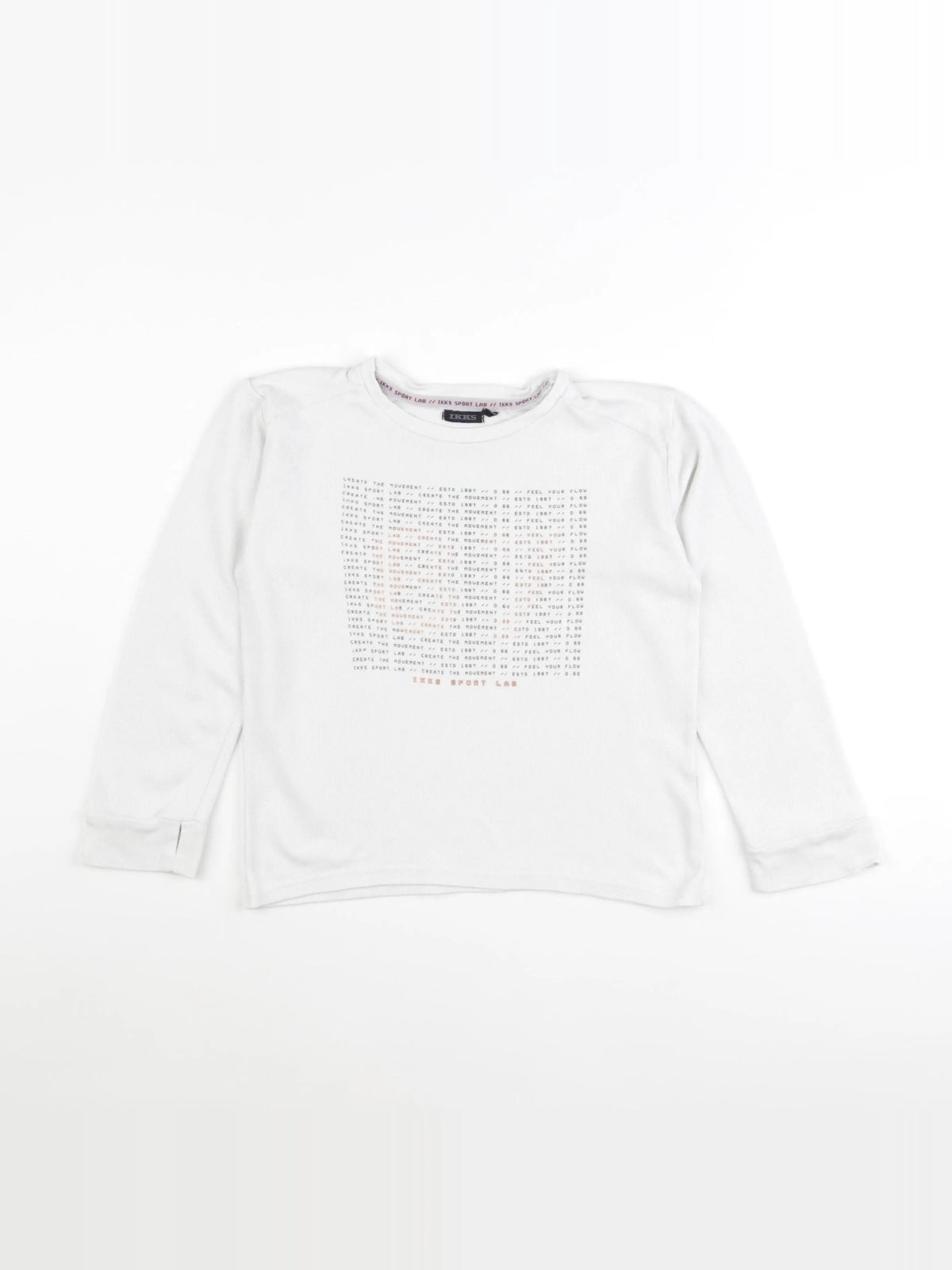 IKKS - tee-shirt blanc - 6 ans
