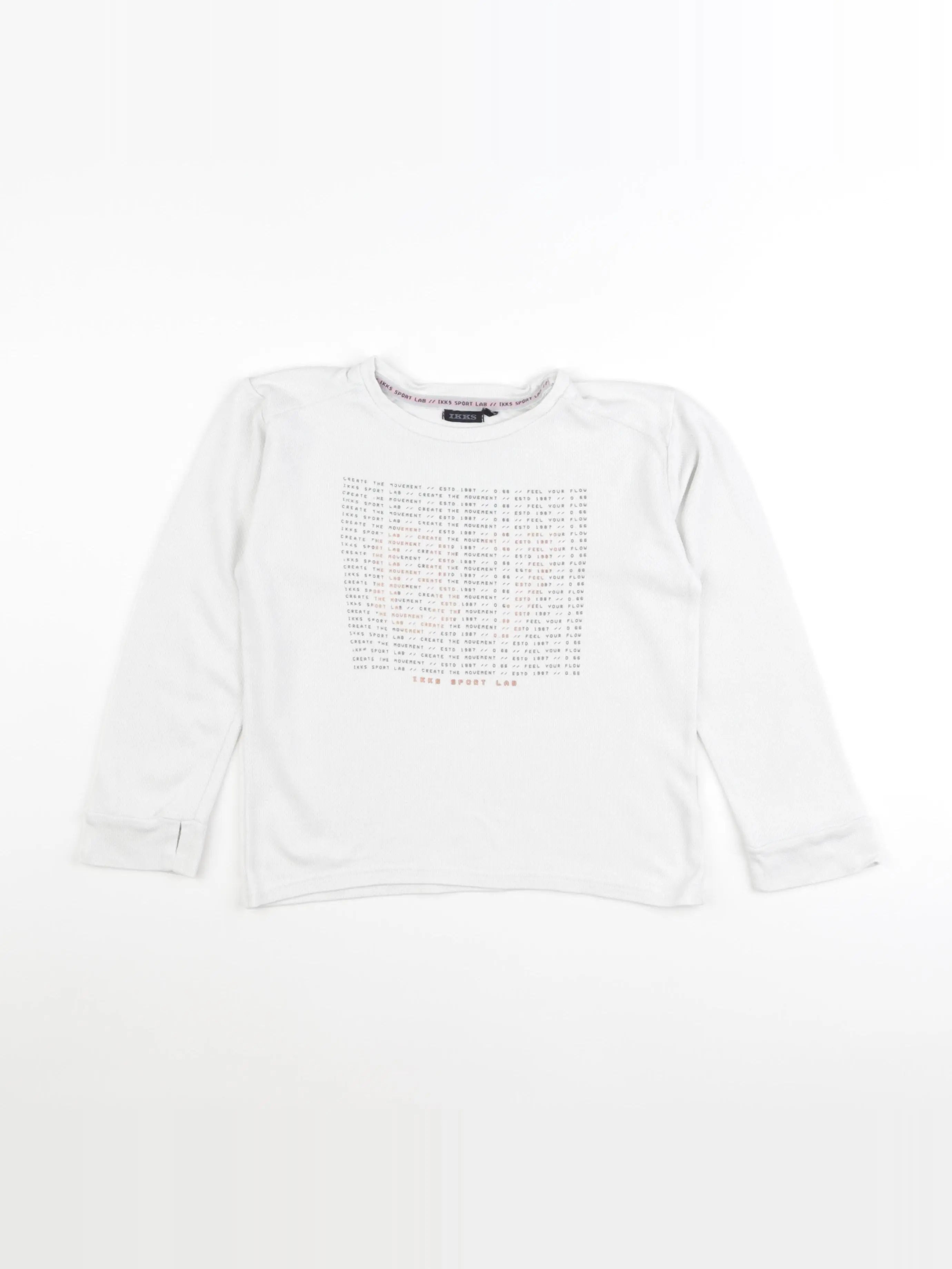 IKKS - tee-shirt blanc - 6 ans