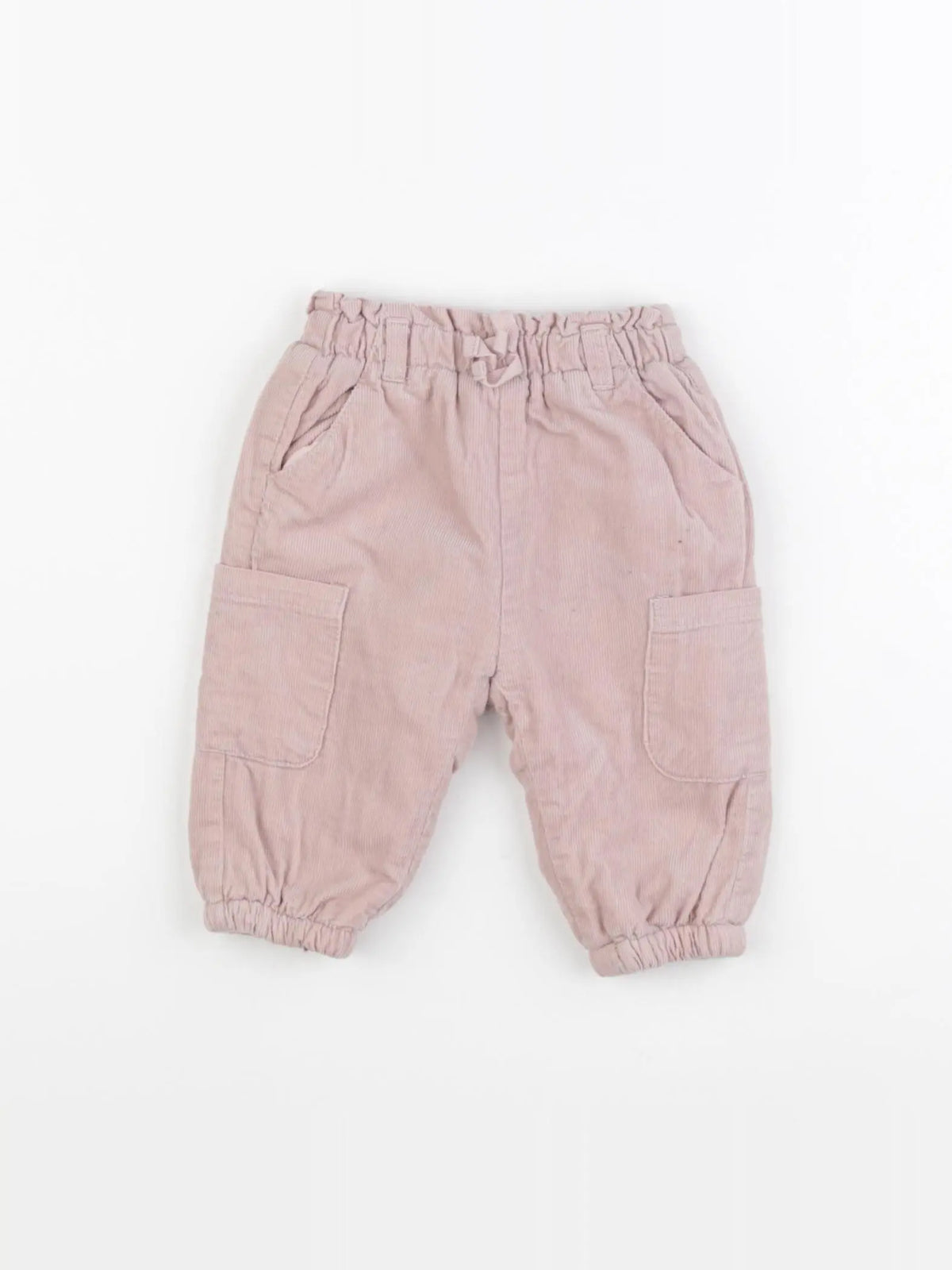Vertbaudet - pantalon doublé rose - 1 mois