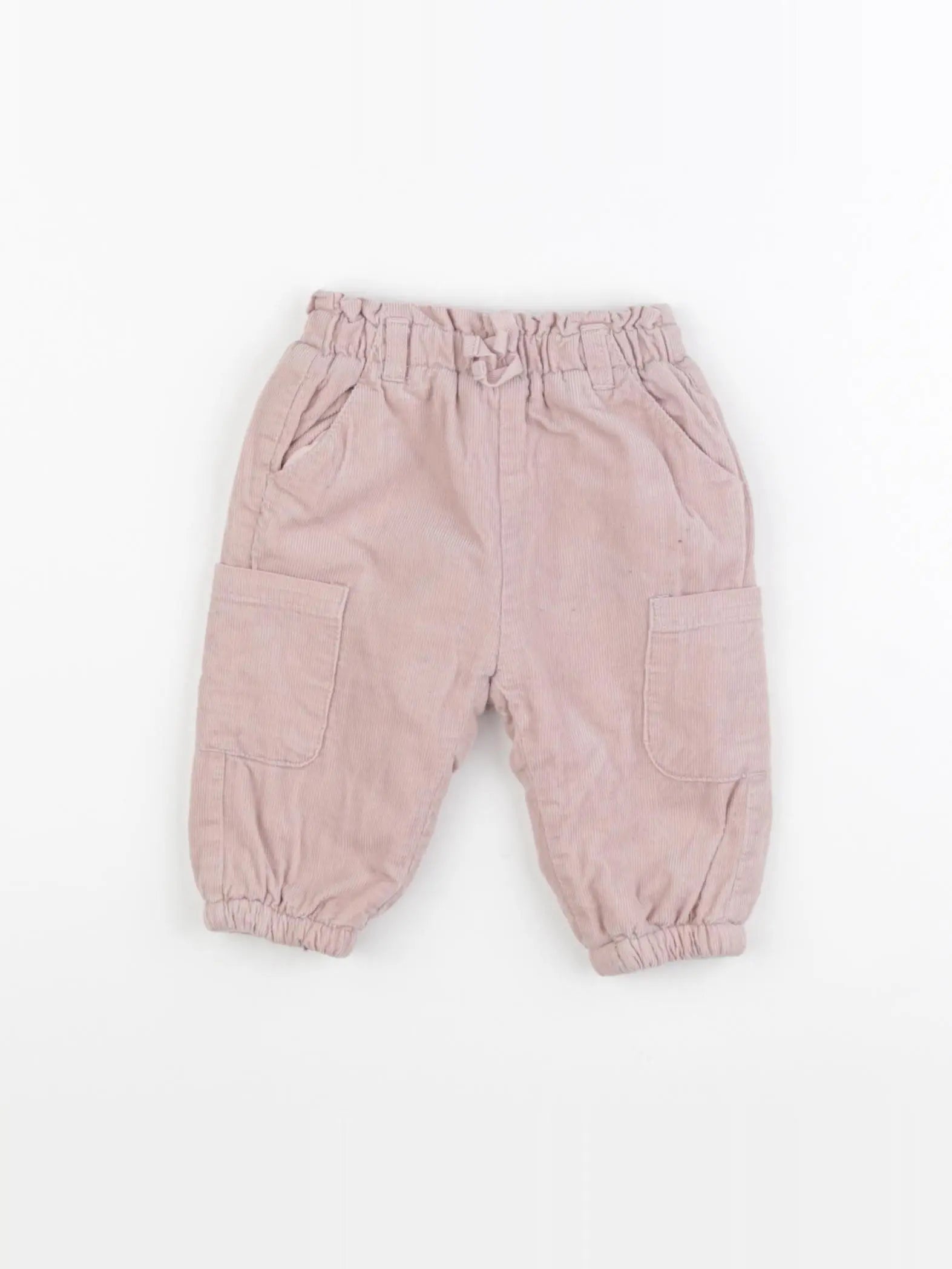Vertbaudet - pantalon doublé rose - 1 mois