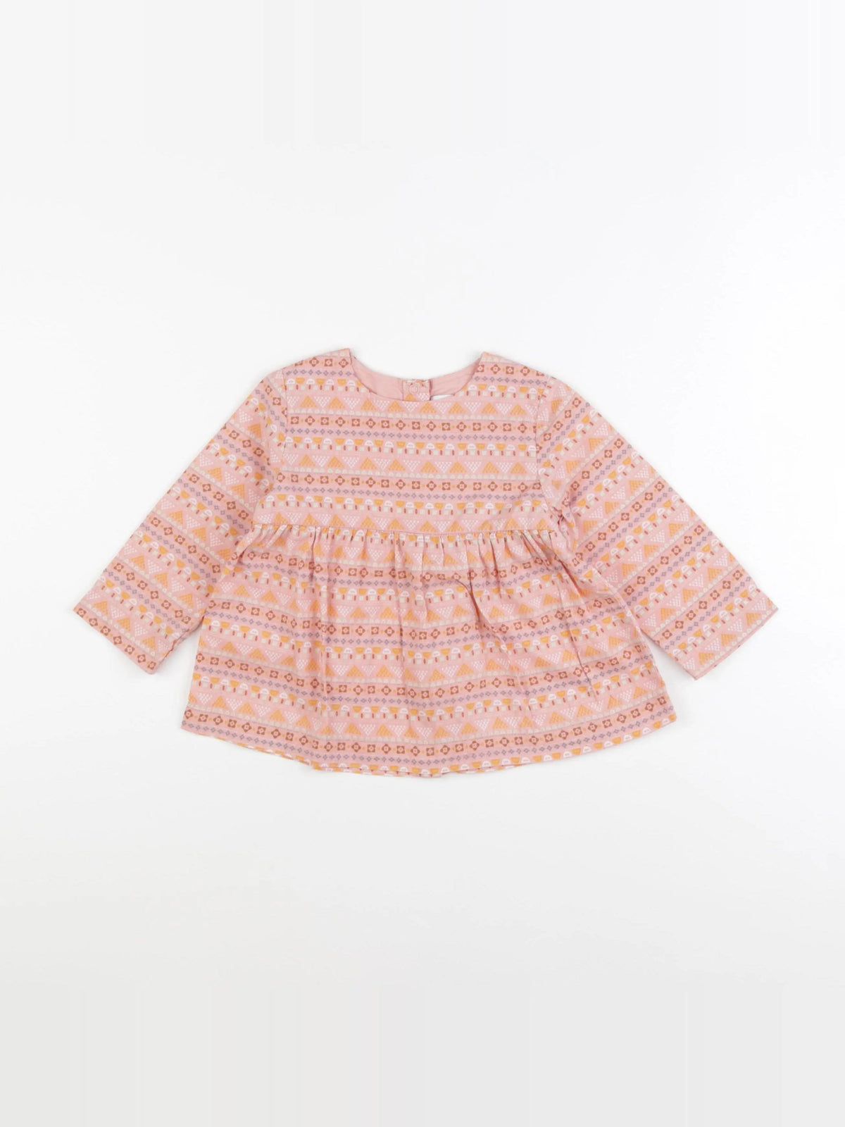 Vertbaudet - blouse multicolore - 18 mois