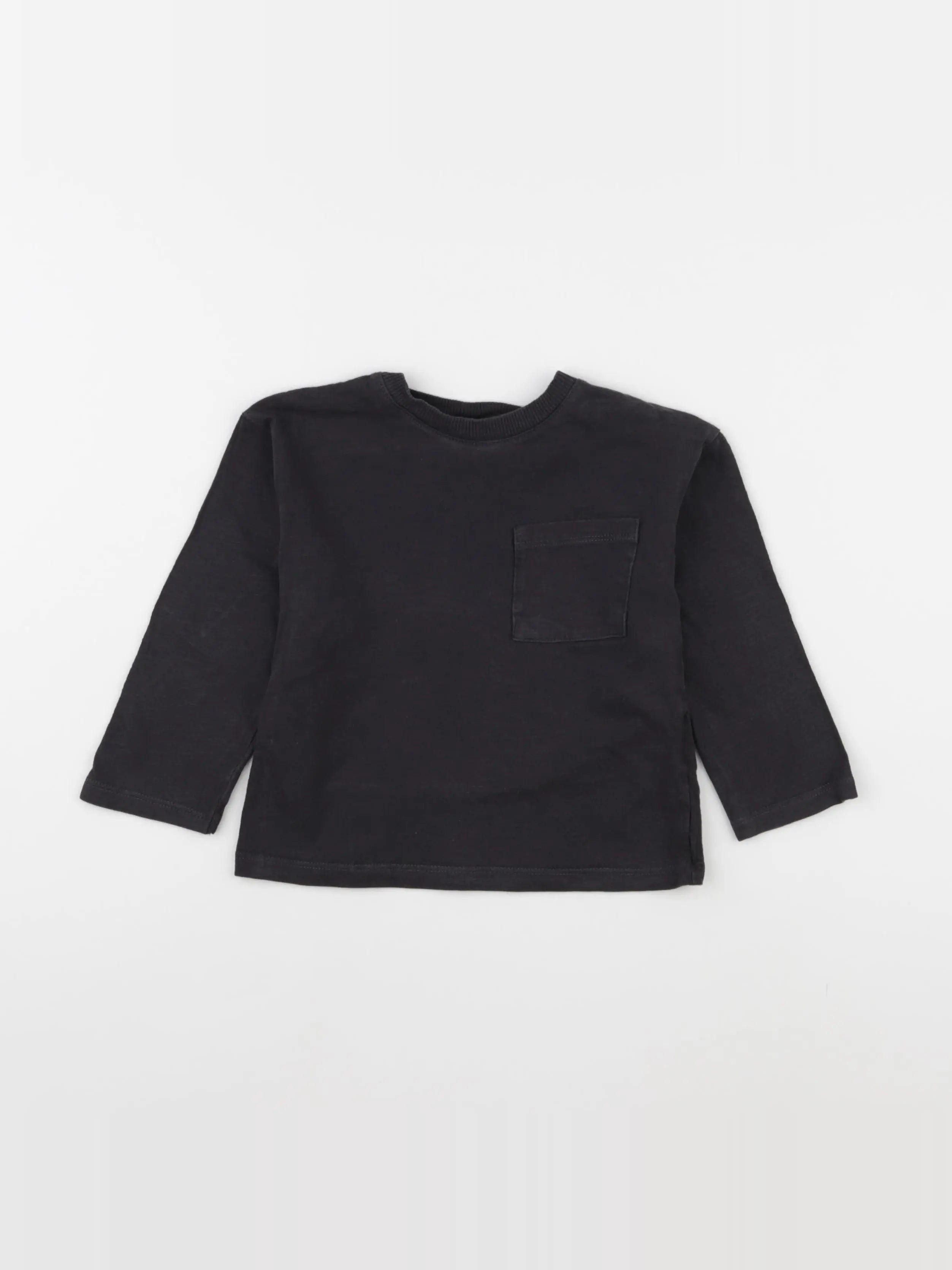 H&M - tee-shirt noir - 12/18 mois