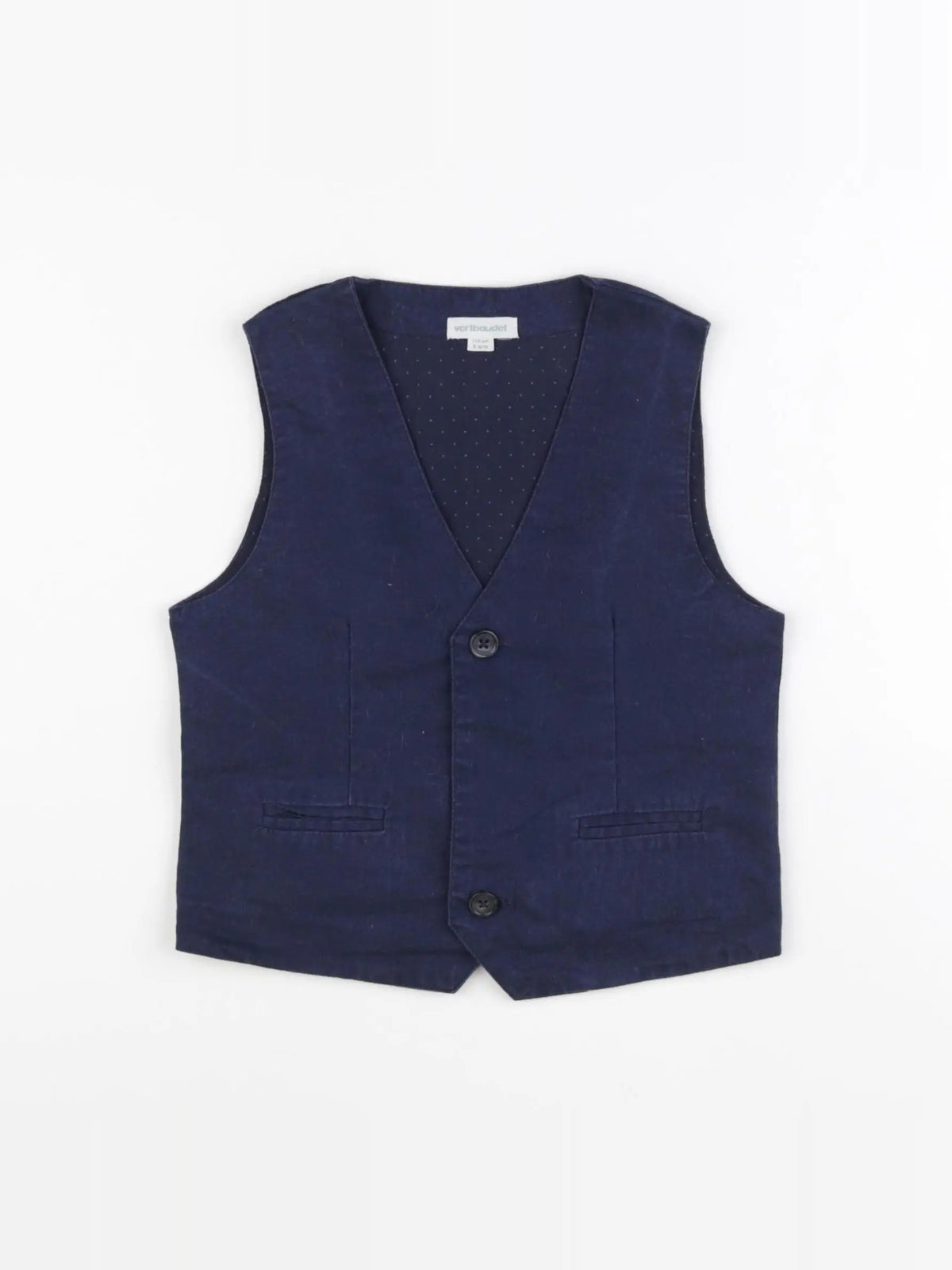 Vertbaudet - gilet bleu - 5 ans