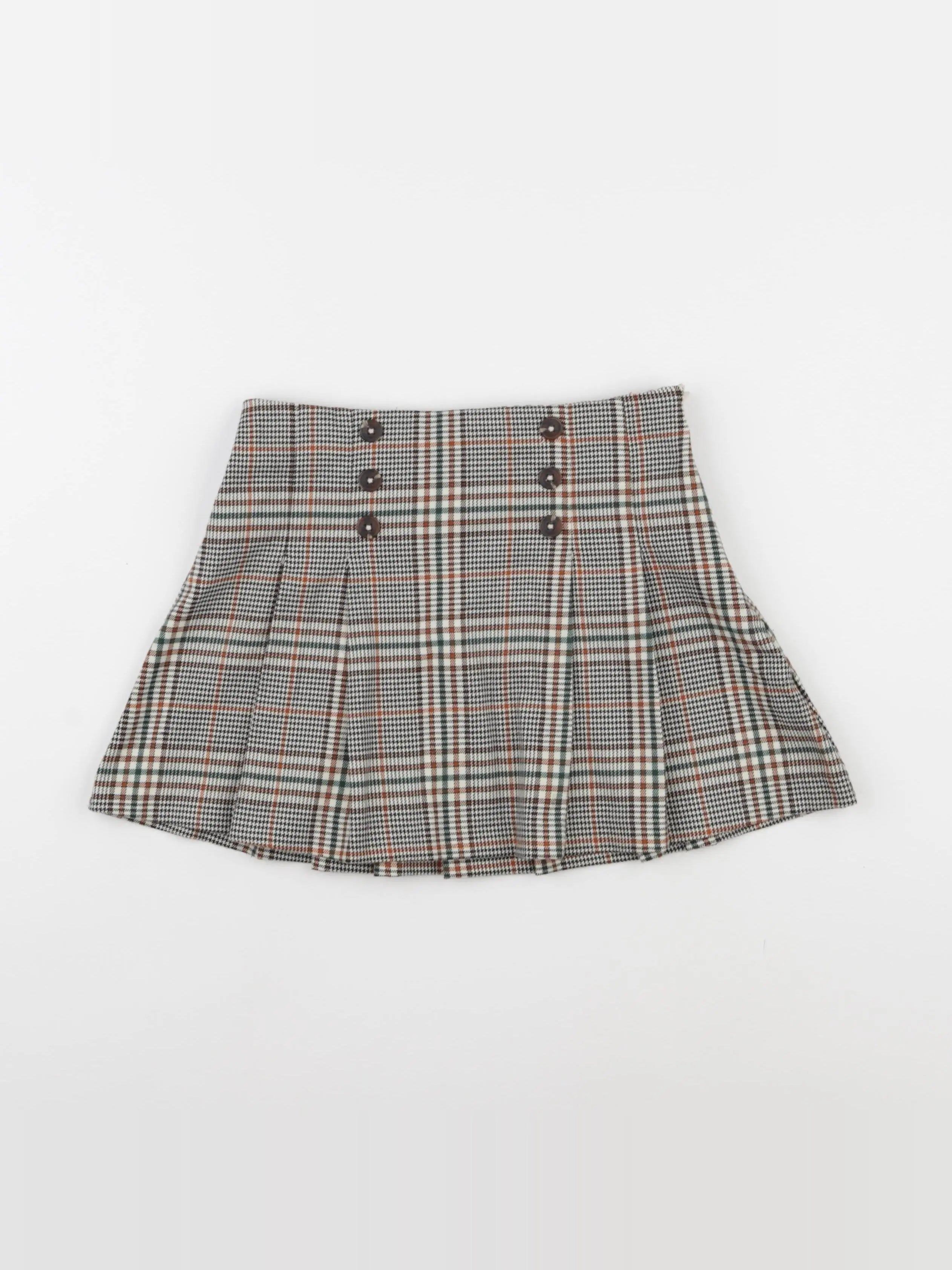 Vertbaudet - jupe gris - 8 ans