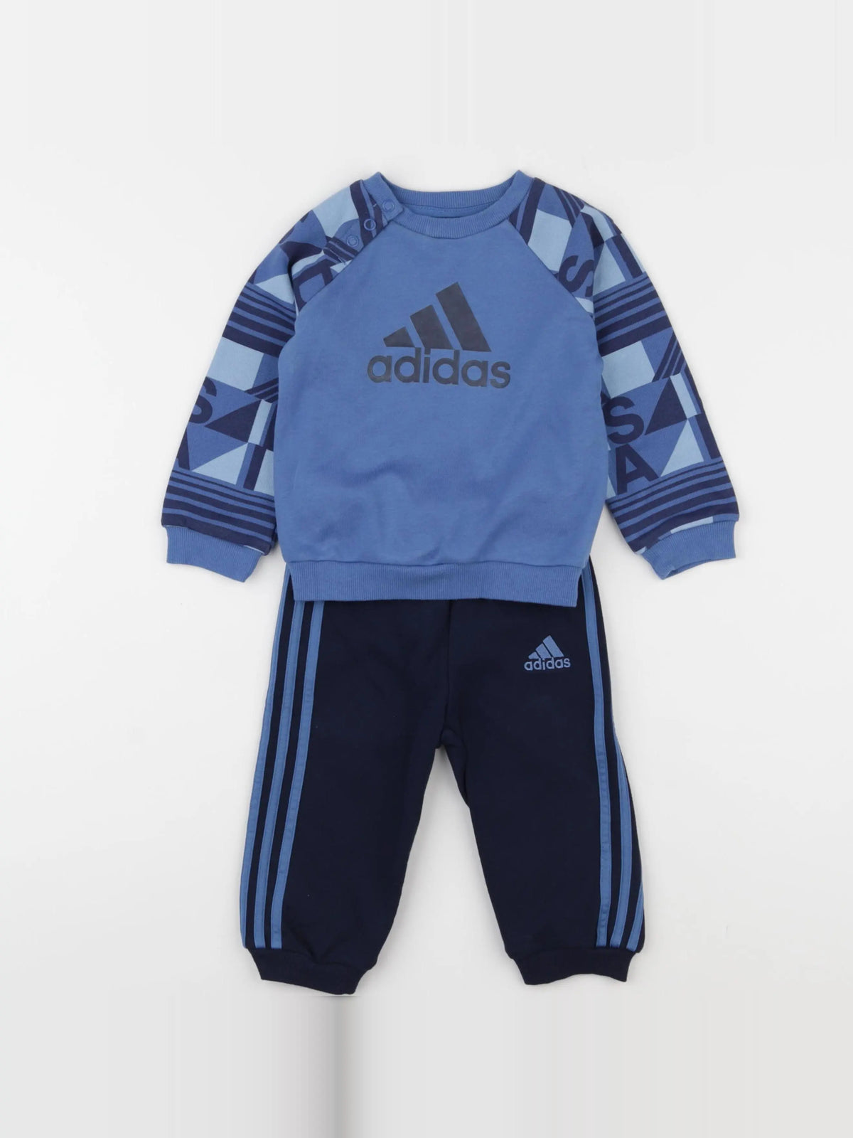Adidas - ensemble bleu - 6/9 mois