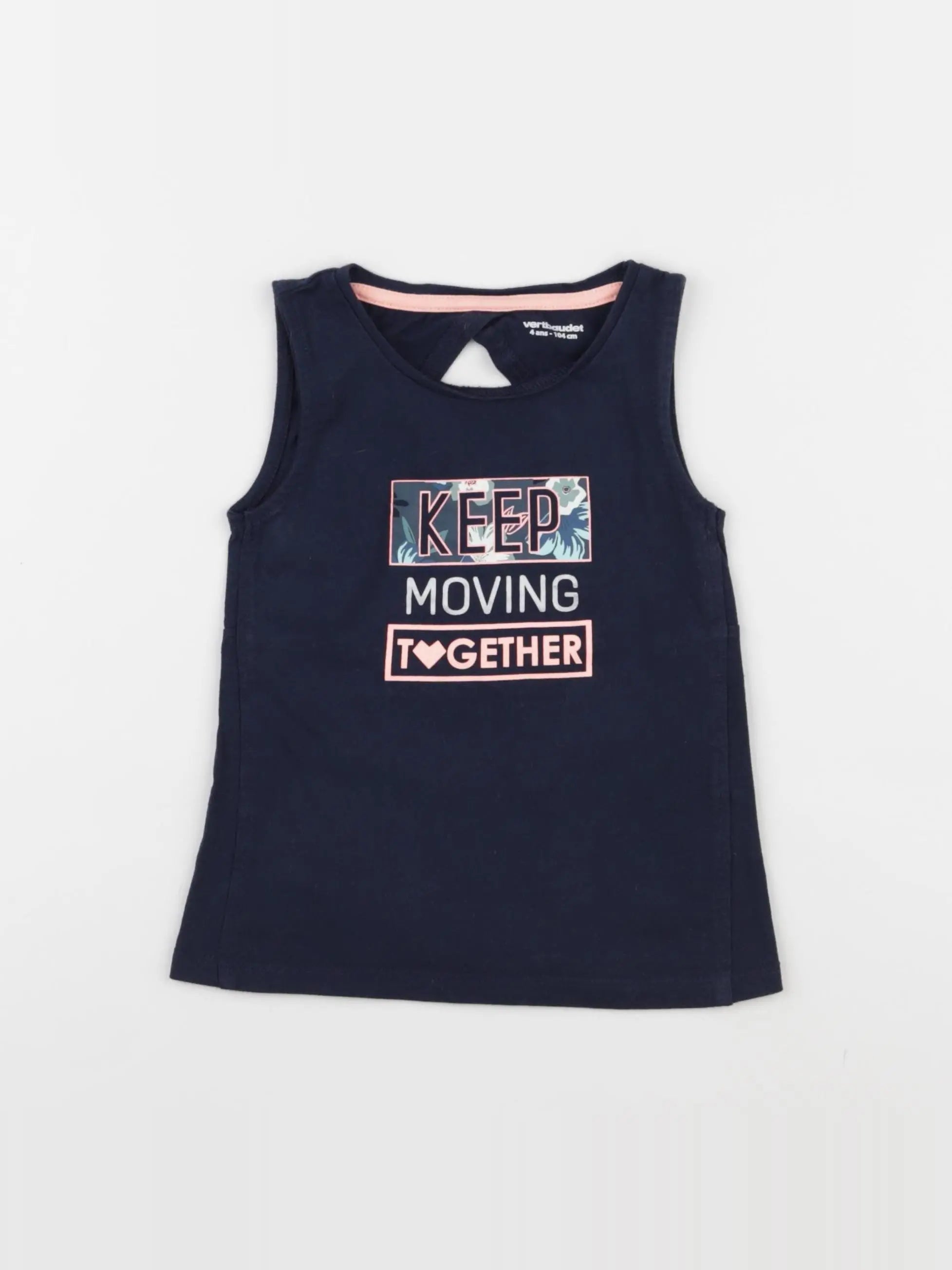 Vertbaudet - débardeur bleu - 5 ans