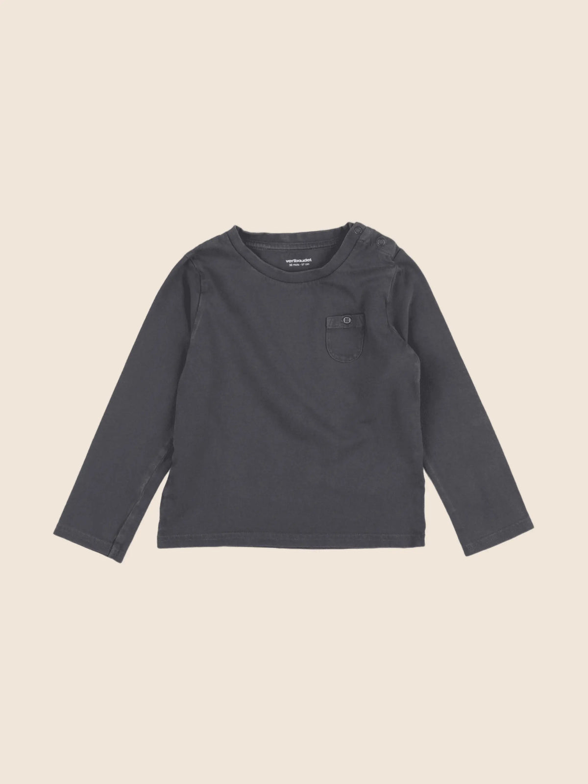Vertbaudet - tee-shirt gris - 36 mois