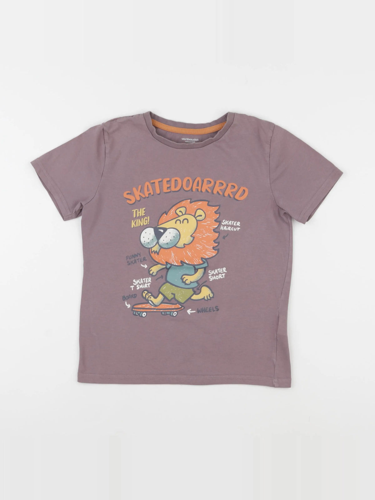 Vertbaudet - tee-shirt rose - 10 ans