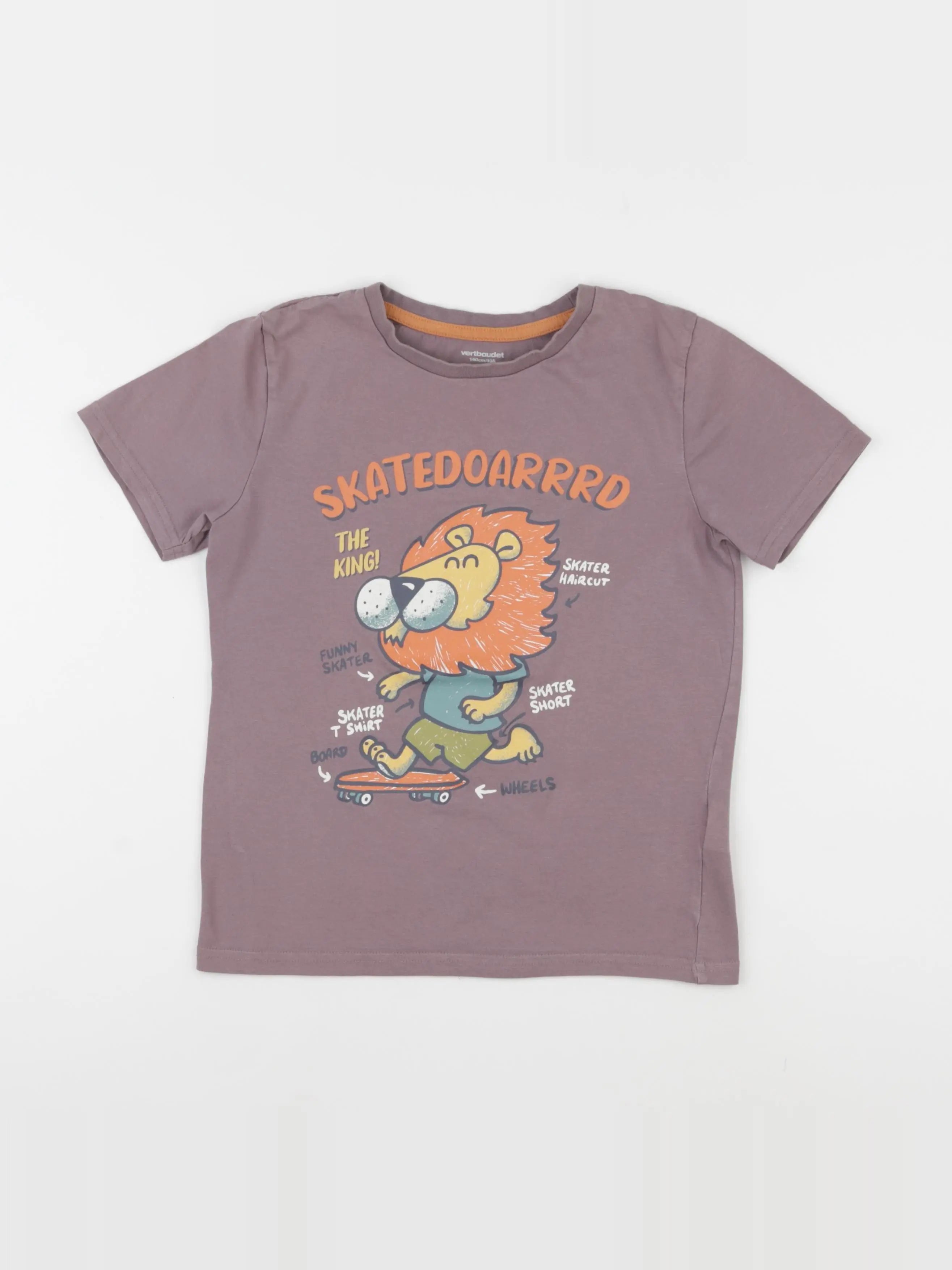 Vertbaudet - tee-shirt rose - 10 ans