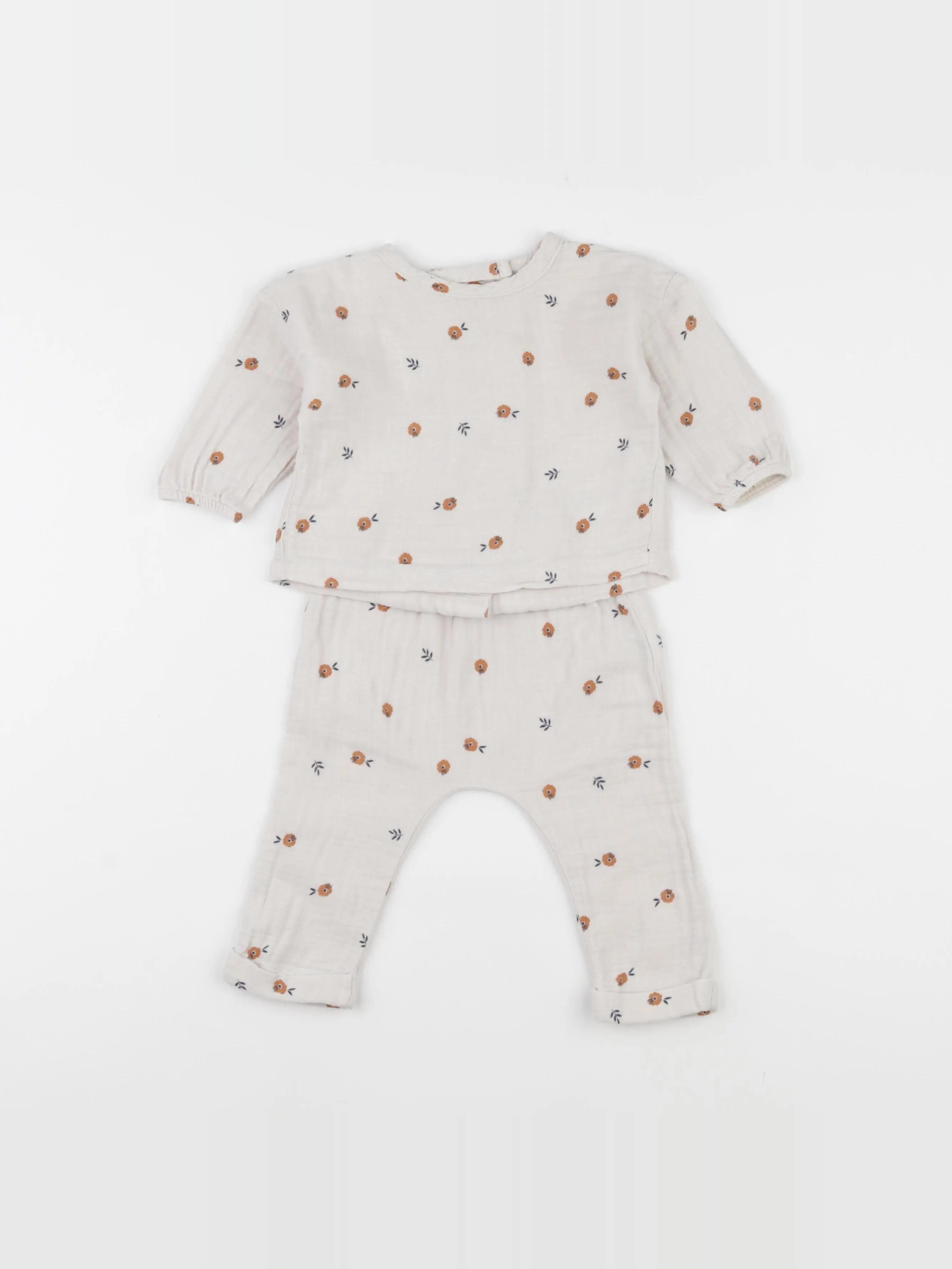 La Redoute - ensemble beige - 3 mois