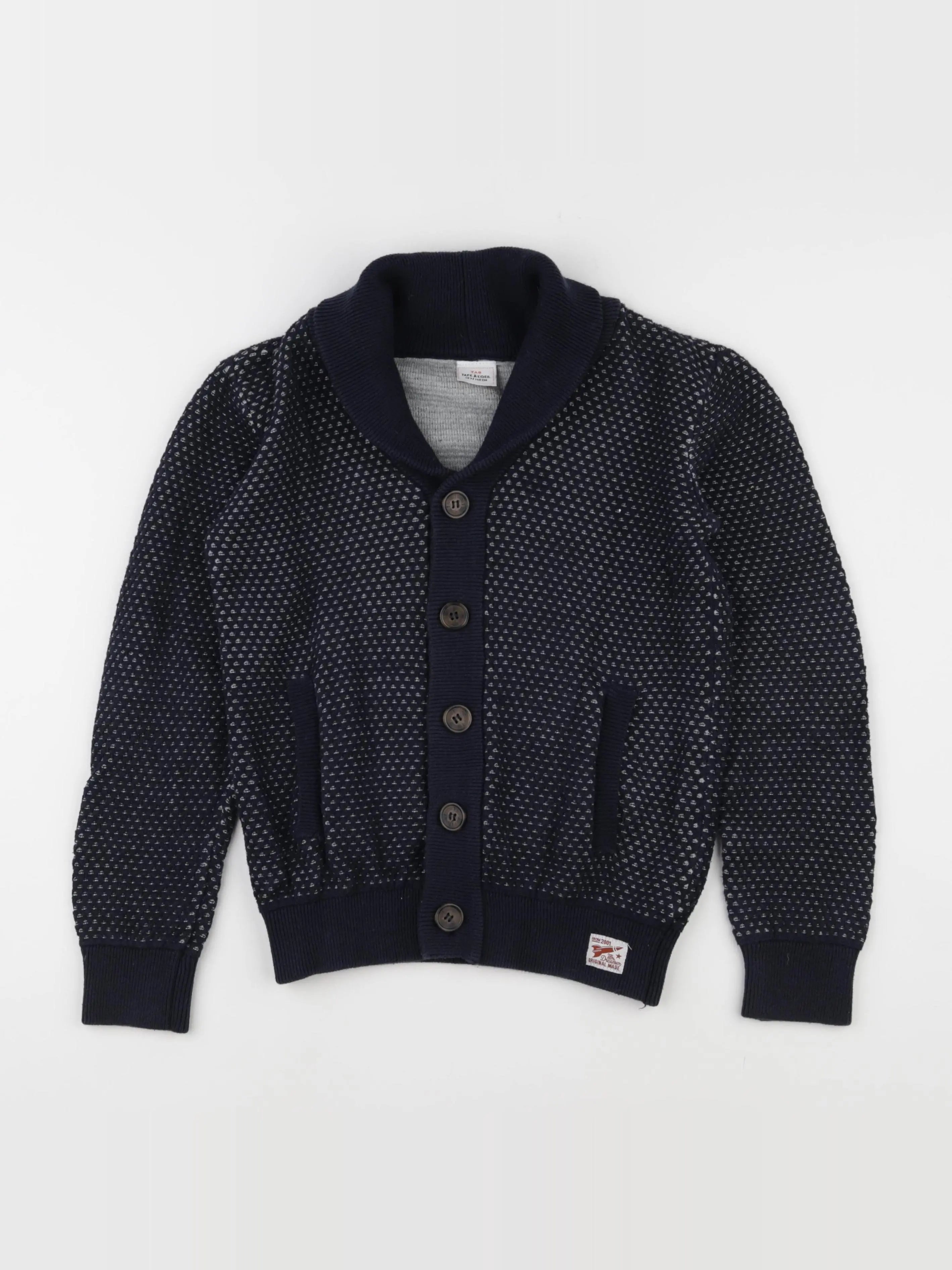 Tape à l'oeil - gilet bleu - 10 ans