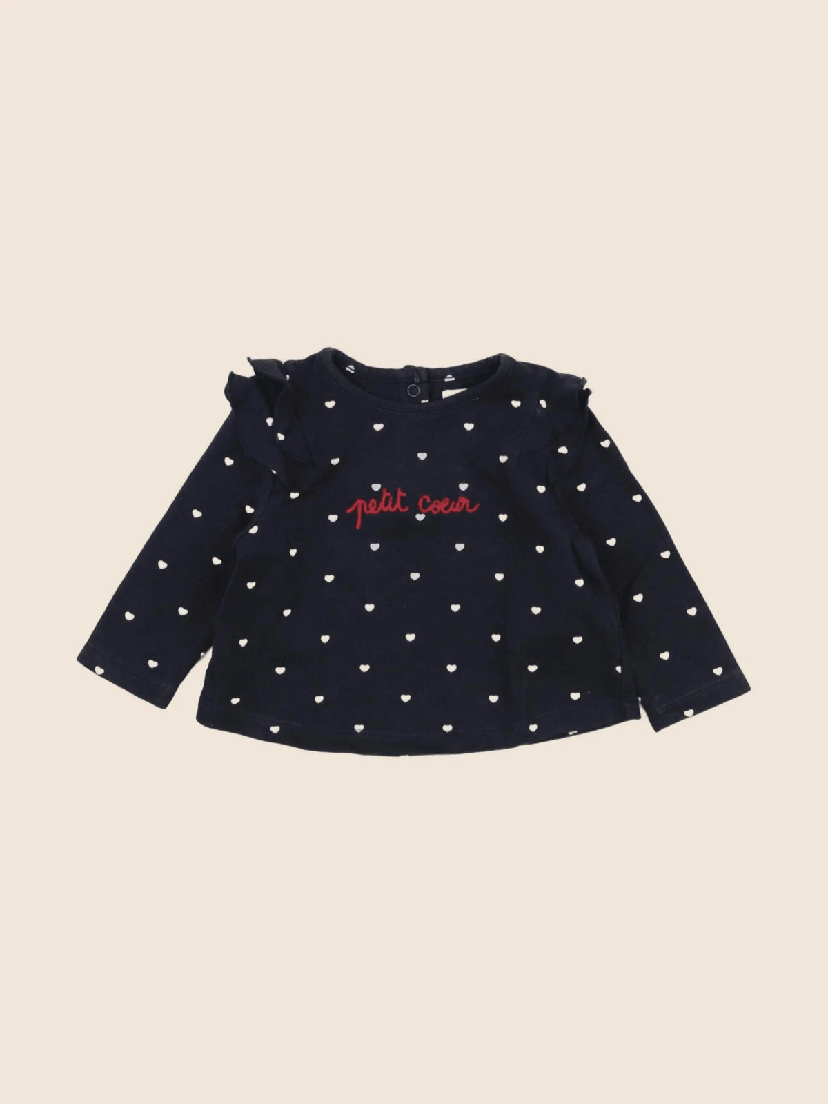 Boutchou - sweat bleu - 6 mois