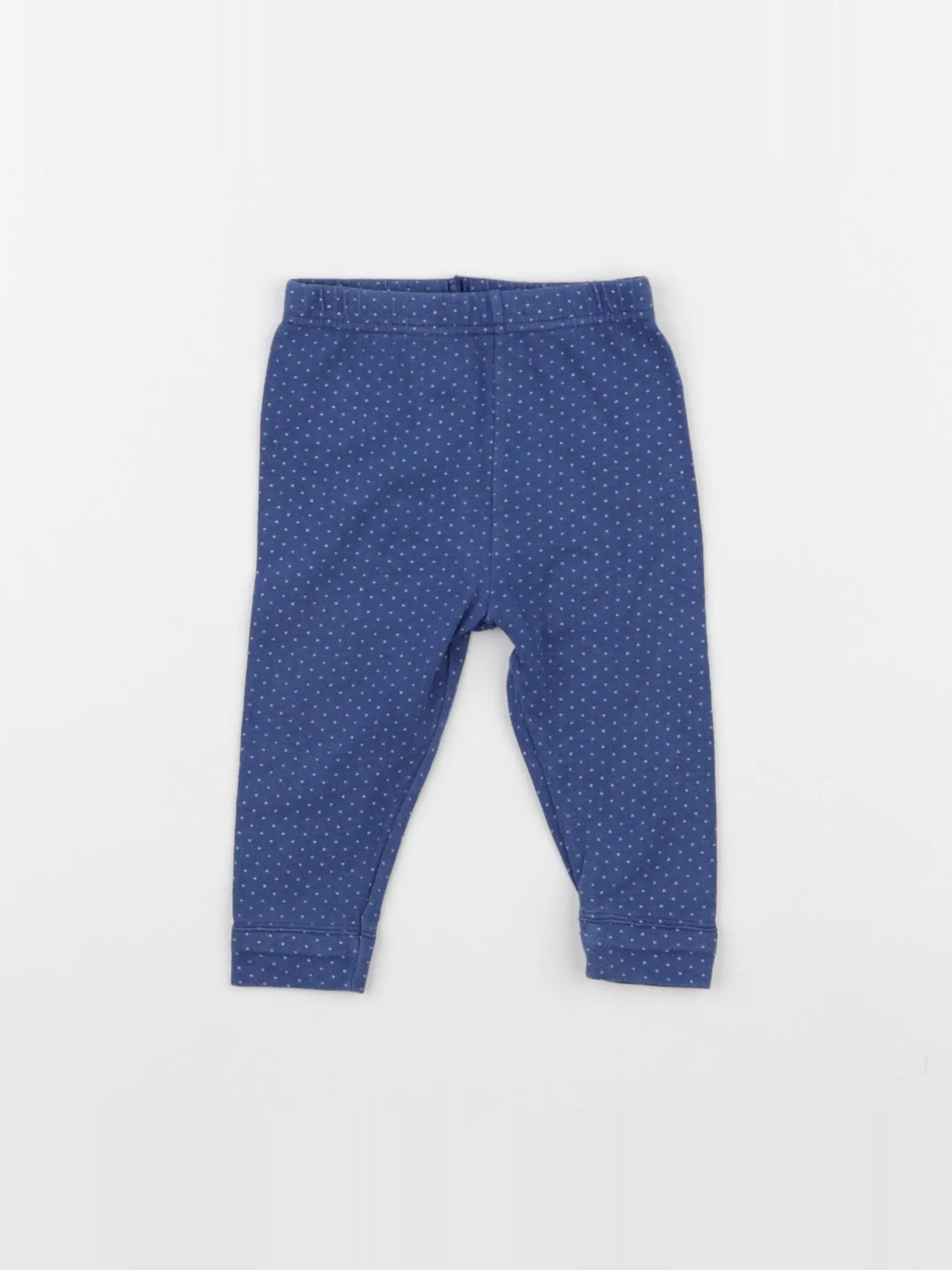 Petit Bateau - legging bleu - 6 mois