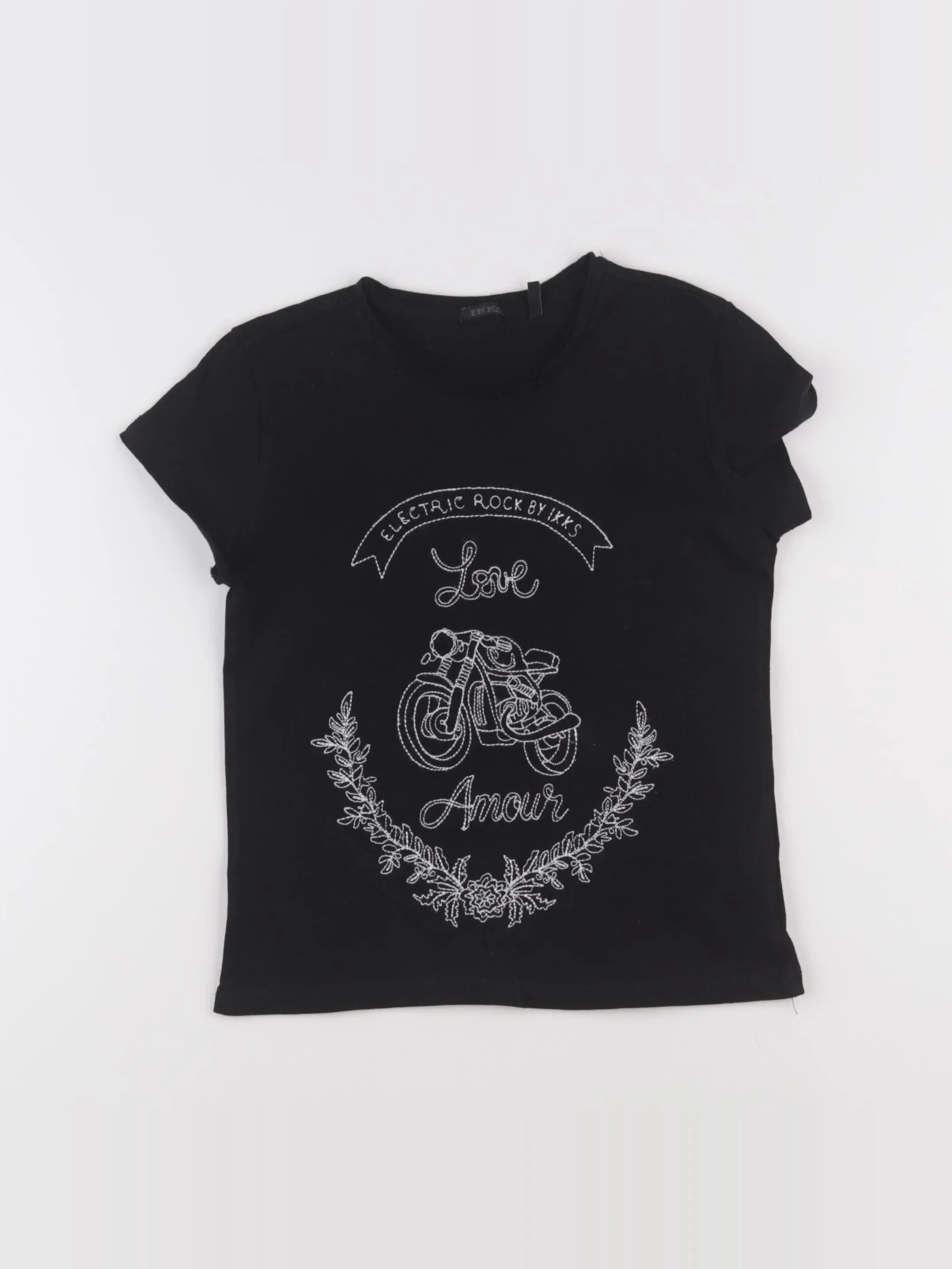 IKKS - tee-shirt noir - 8 ans