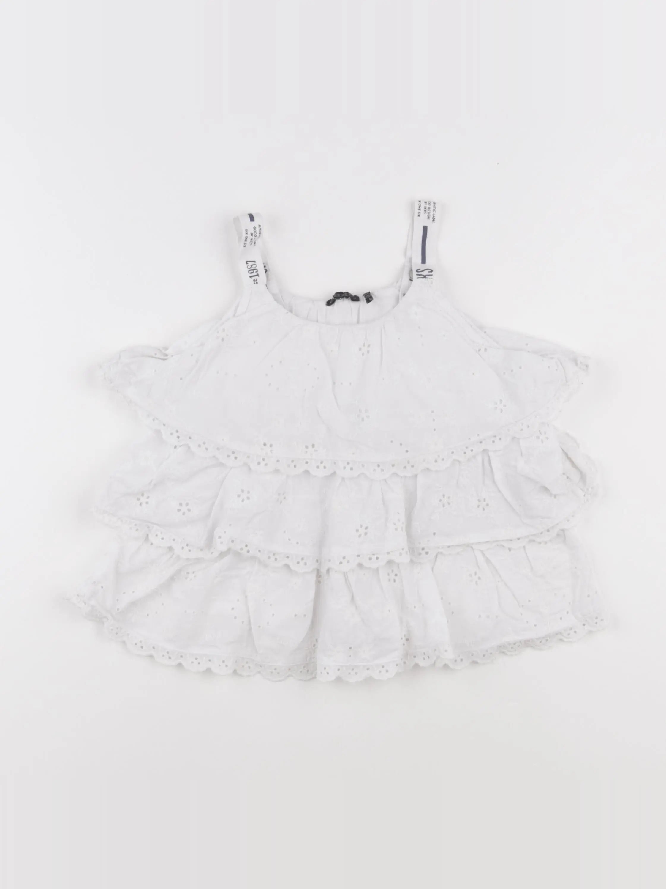 IKKS - blouse blanc - 6 ans
