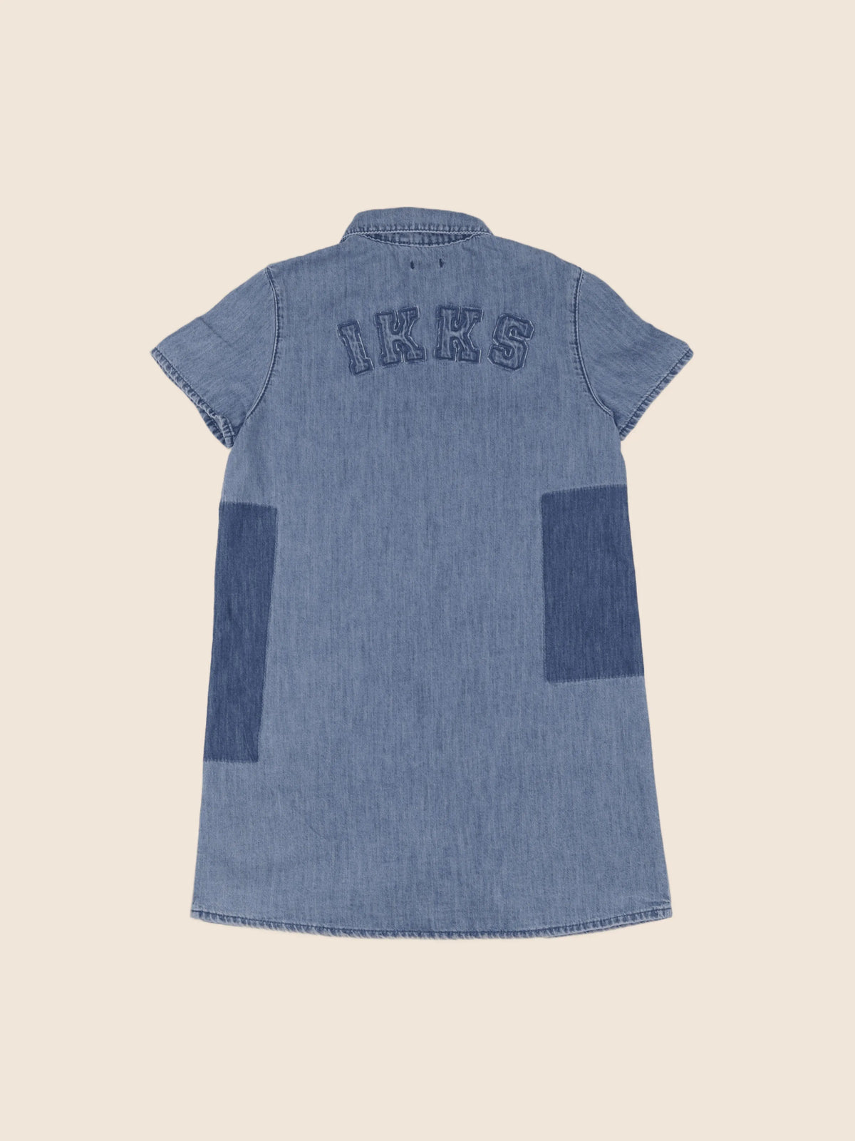 IKKS - robe imprimé au dos bleu - 10 ans