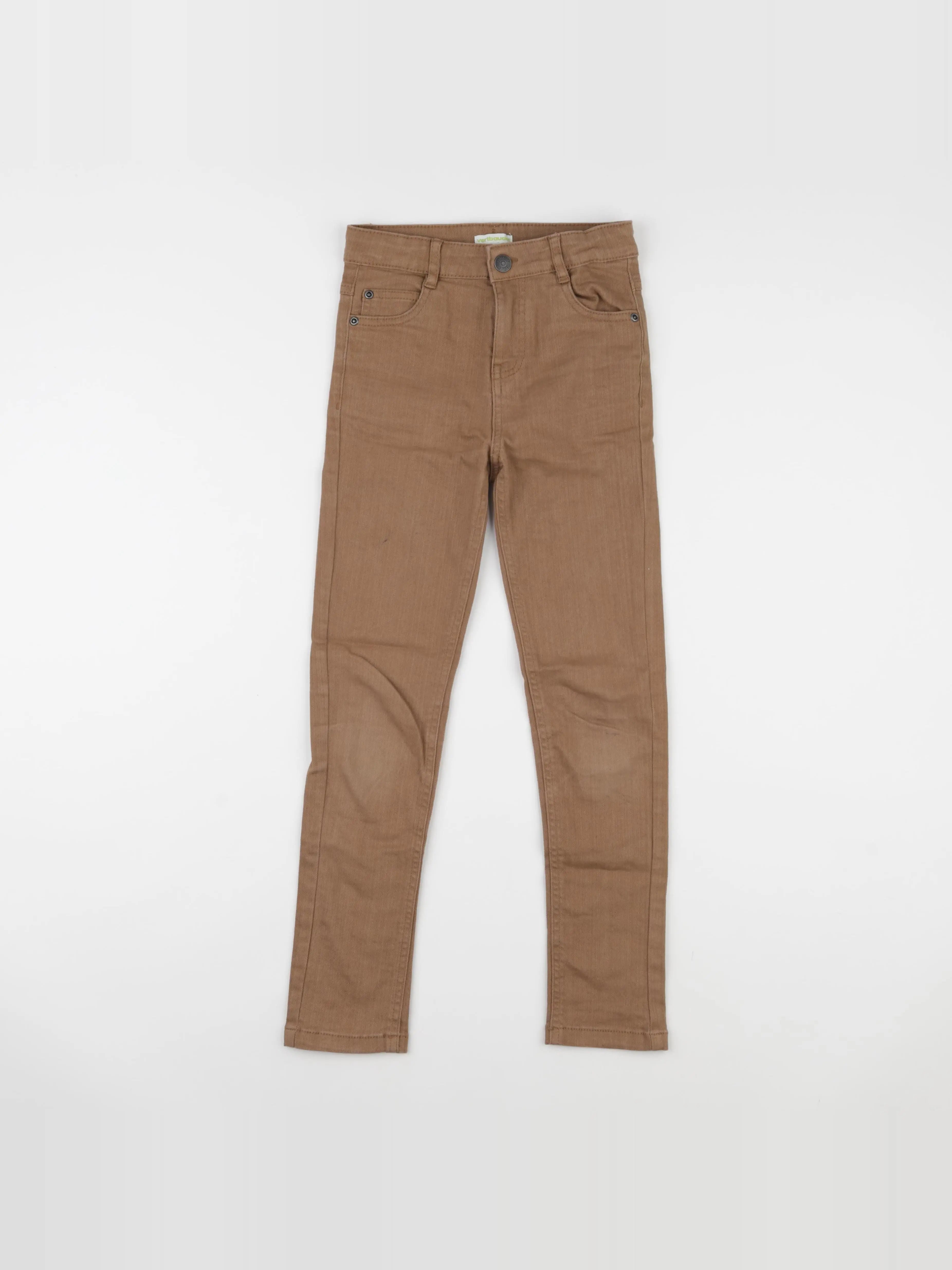 Vertbaudet - jean marron - 9 ans
