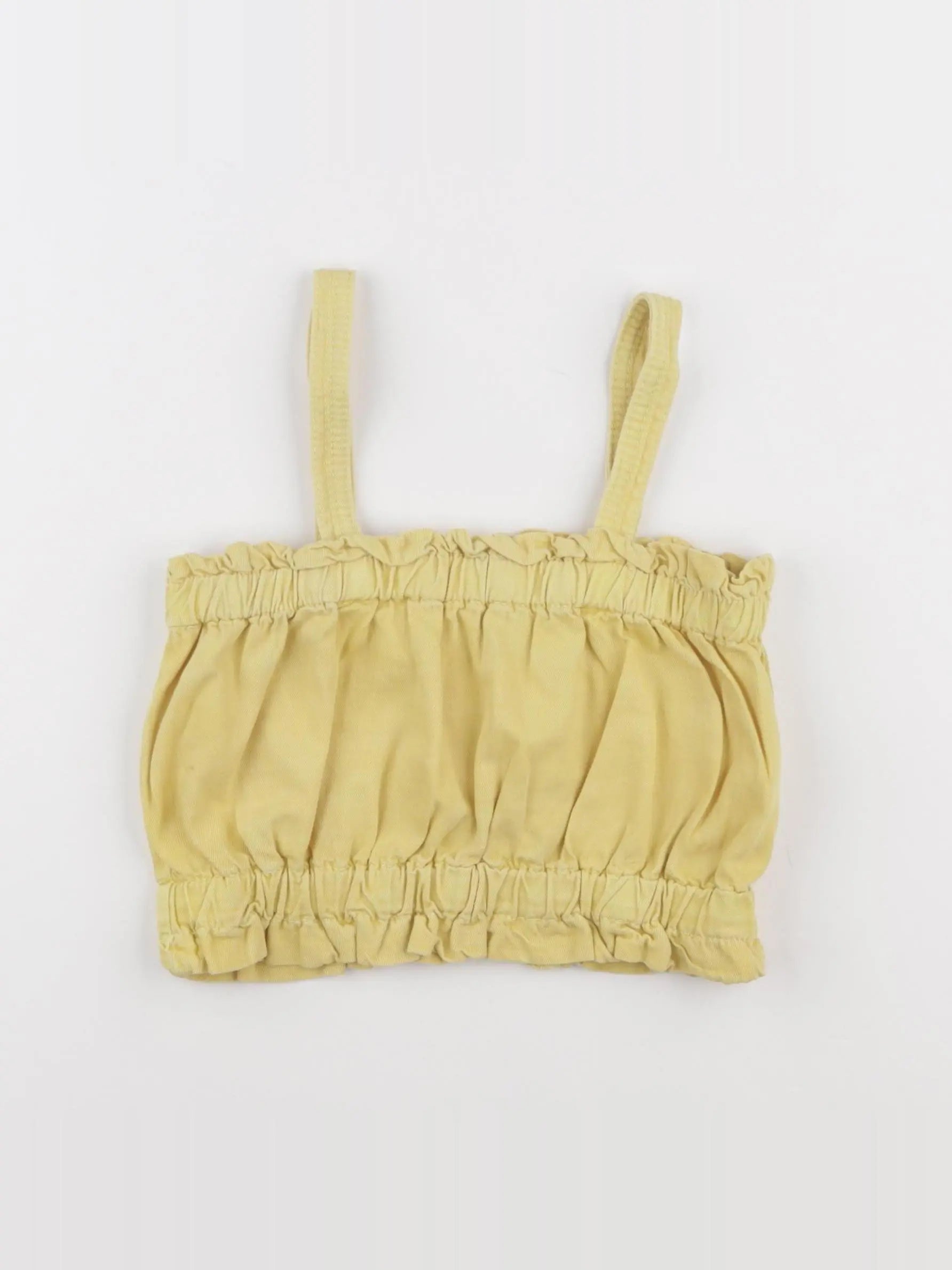 Zara - blouse courte jaune - 10 ans
