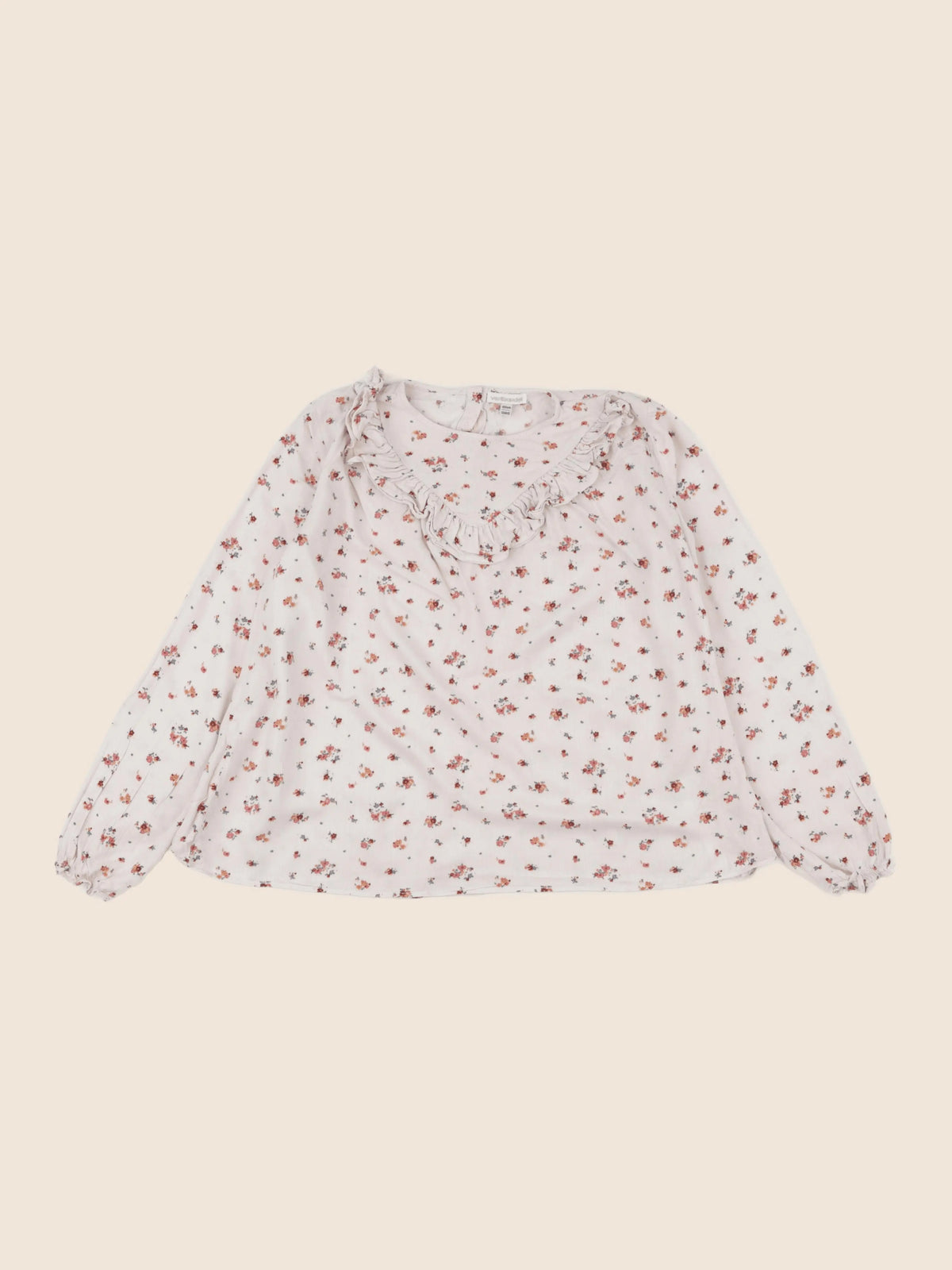 Vertbaudet - blouse rose, beige - 12 ans