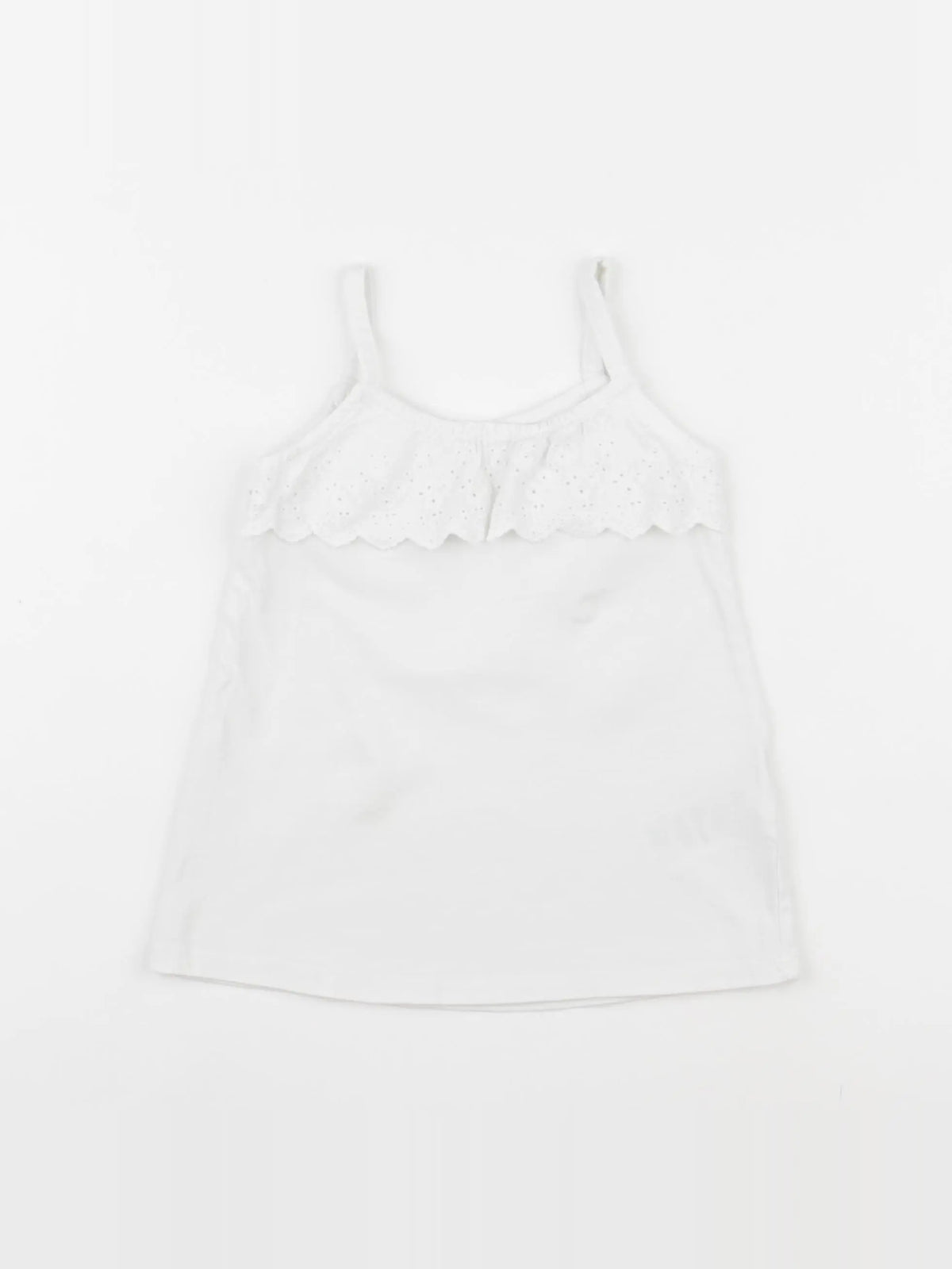 Vertbaudet - débardeur blanc - 3 ans