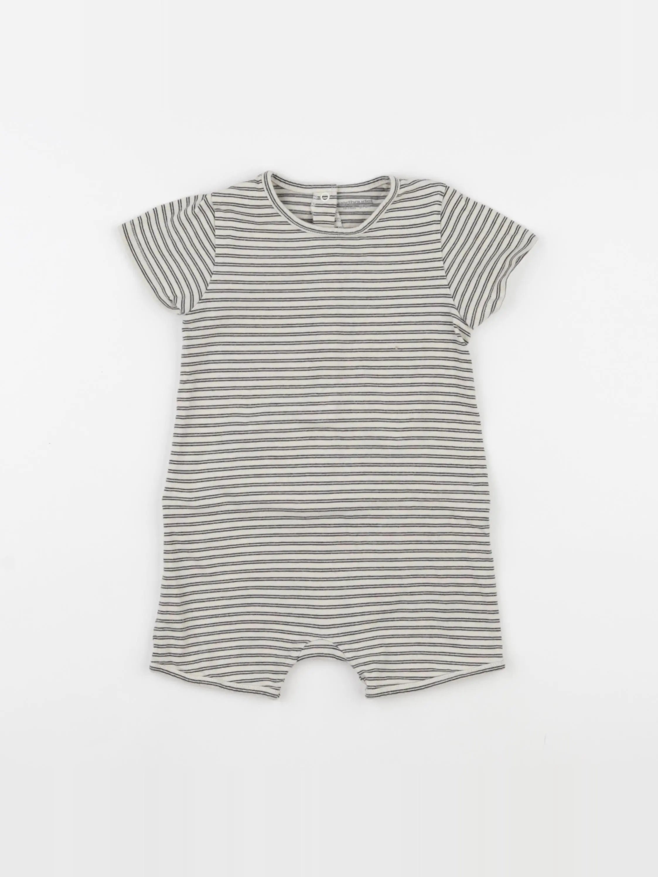 Vertbaudet - pyjama coton beige - 18 mois