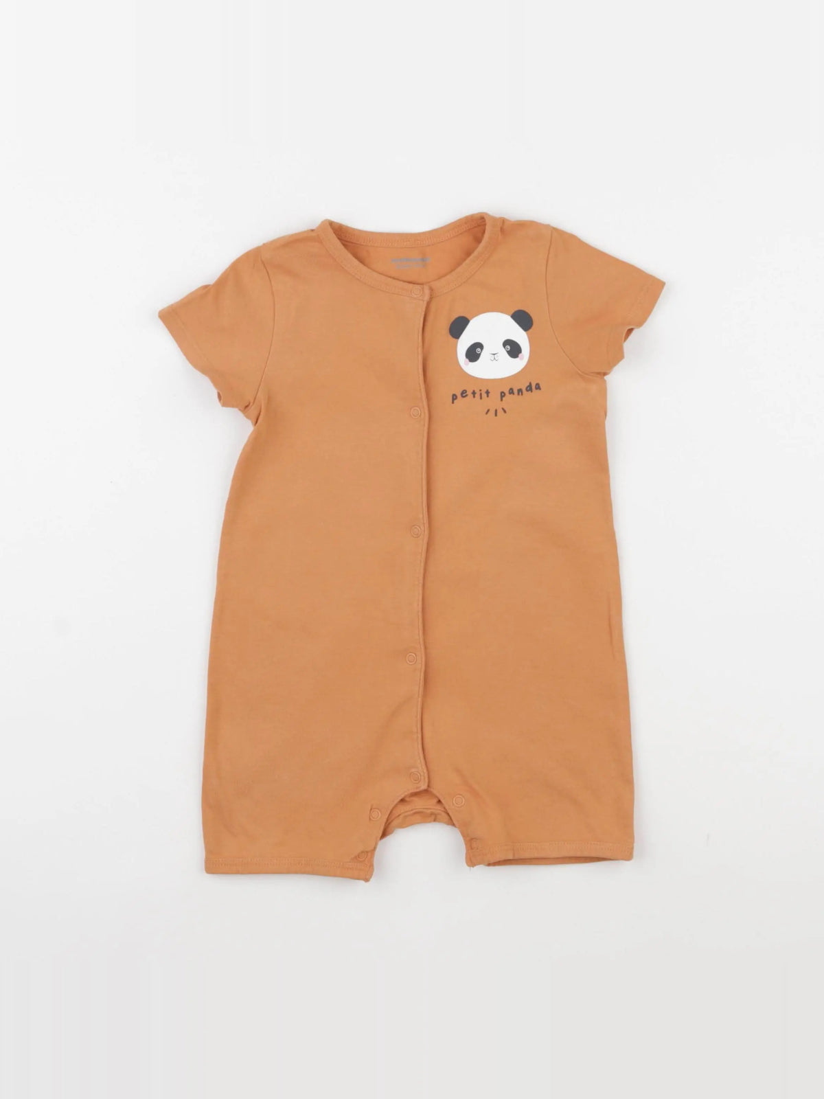 Vertbaudet - pyjama coton orange - 18 mois