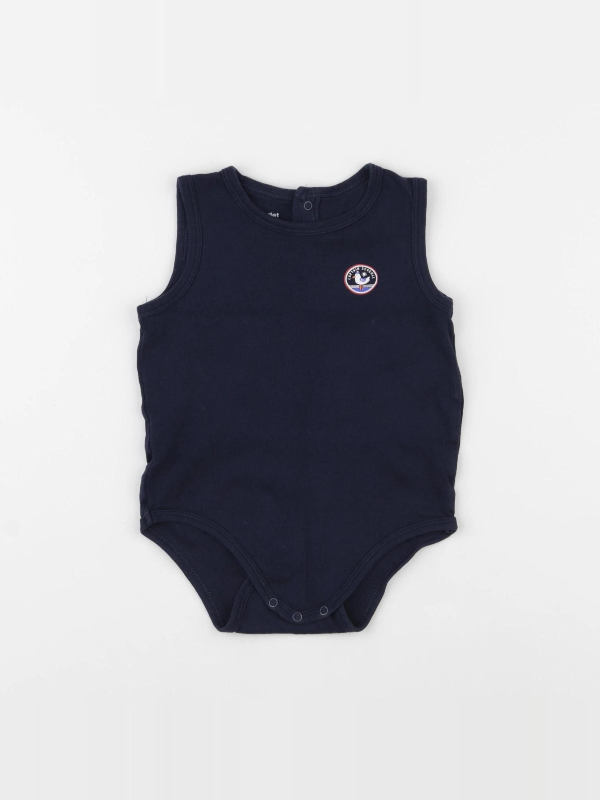 Vertbaudet - body bleu - 24 mois